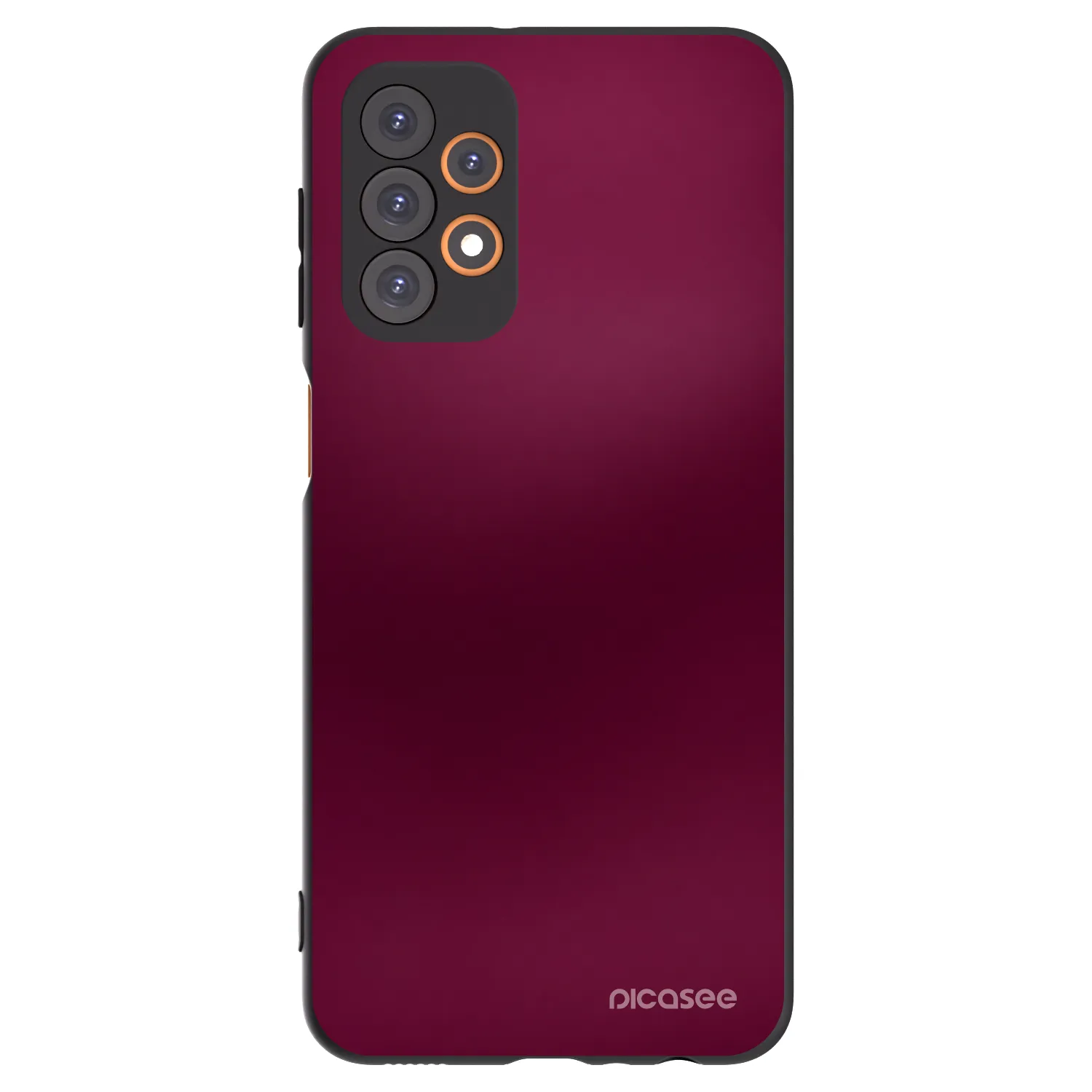 Picasee Μαύρη θήκη σιλικόνης για Samsung Galaxy A23 A235F 4G - Velvet Bordeaux