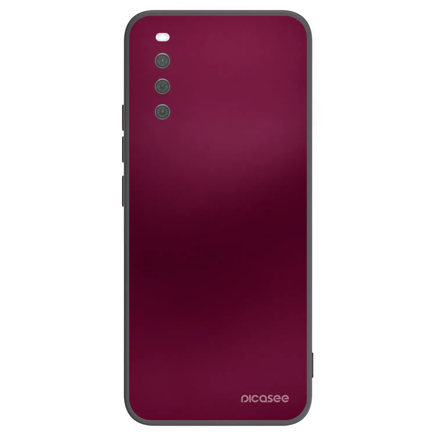 Picasee Μαύρη θήκη σιλικόνης για Sony Xperia 10 III - Velvet Bordeaux