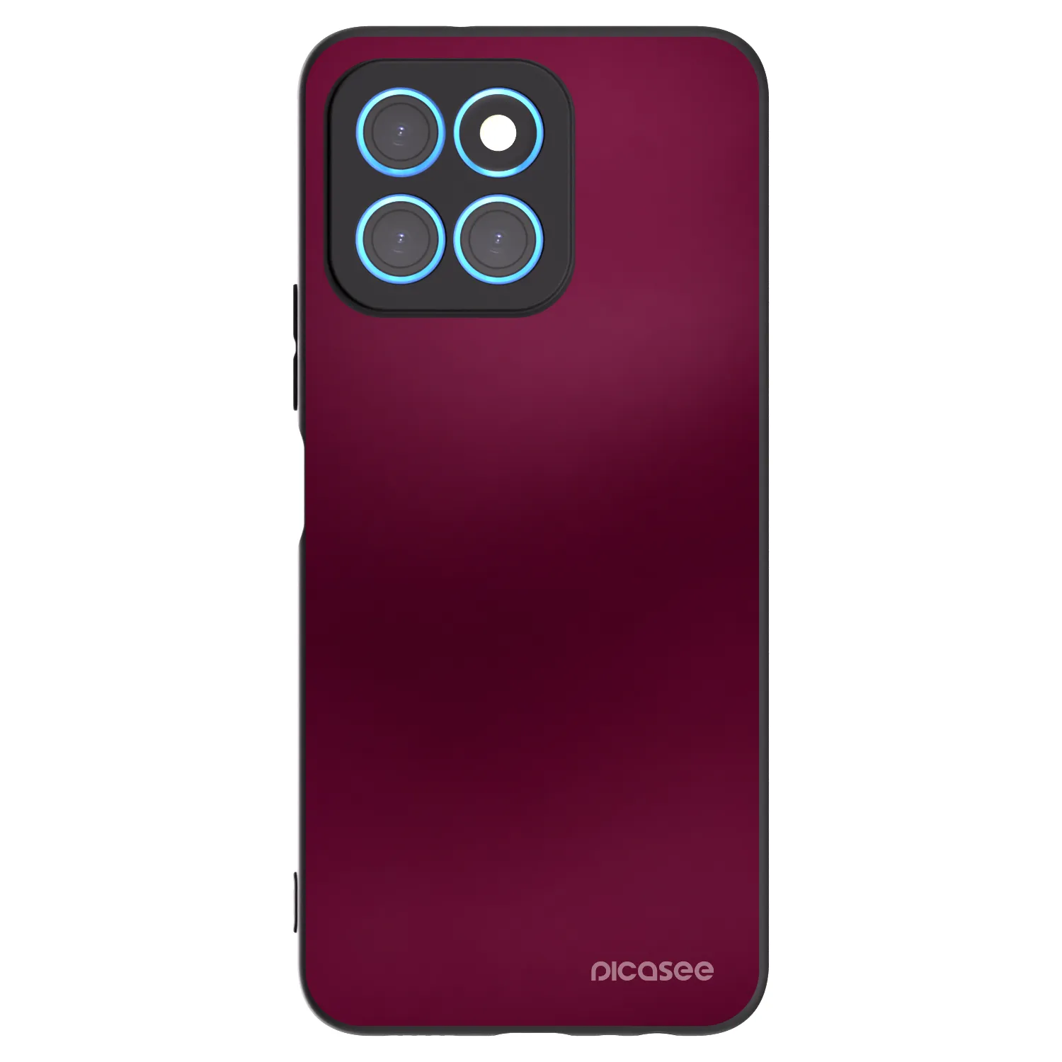 Picasee Μαύρη θήκη σιλικόνης για Honor X6 - Velvet Bordeaux