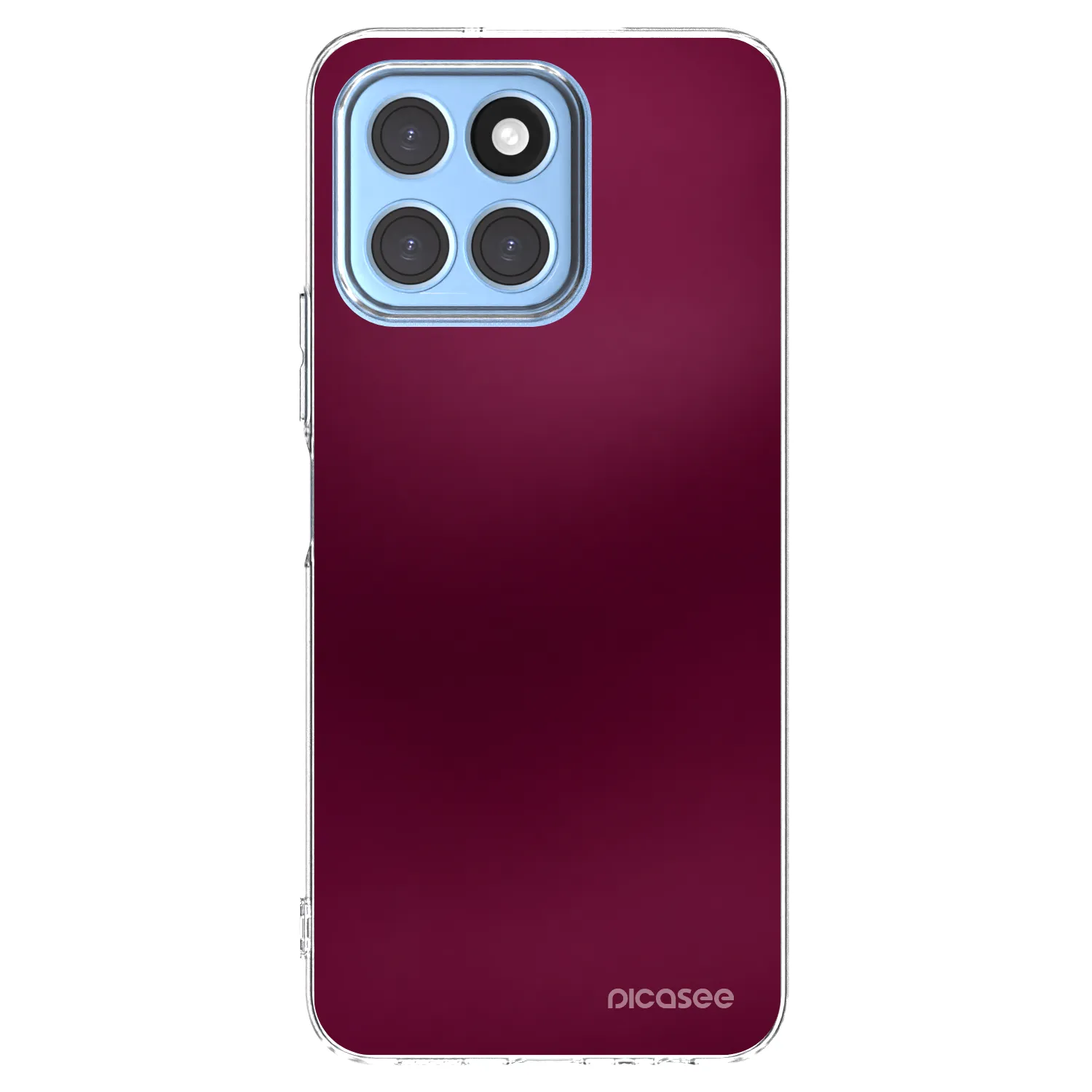 Picasee διαφανής θήκη σιλικόνης Honor X6 - Velvet Bordeaux