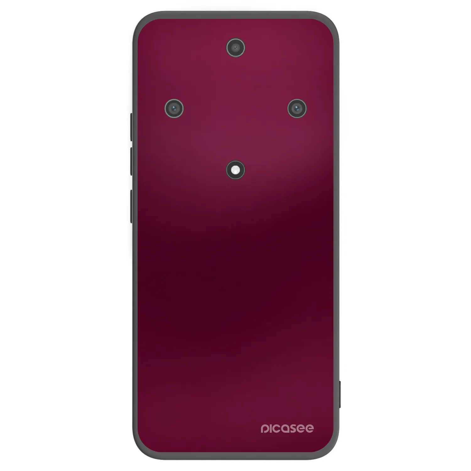 Picasee Μαύρη θήκη σιλικόνης για Honor Magic5 Lite 5G - Velvet Bordeaux