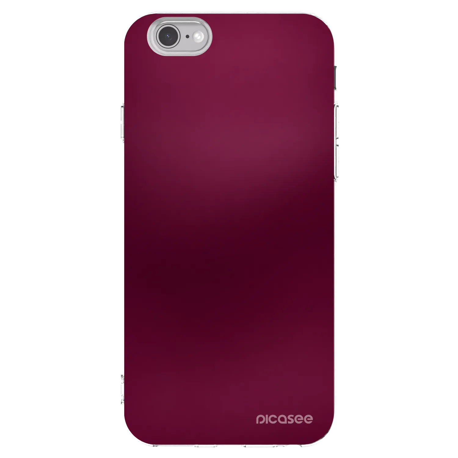Picasee διαφανής θήκη σιλικόνης Apple iPhone 6/6S - Velvet Bordeaux