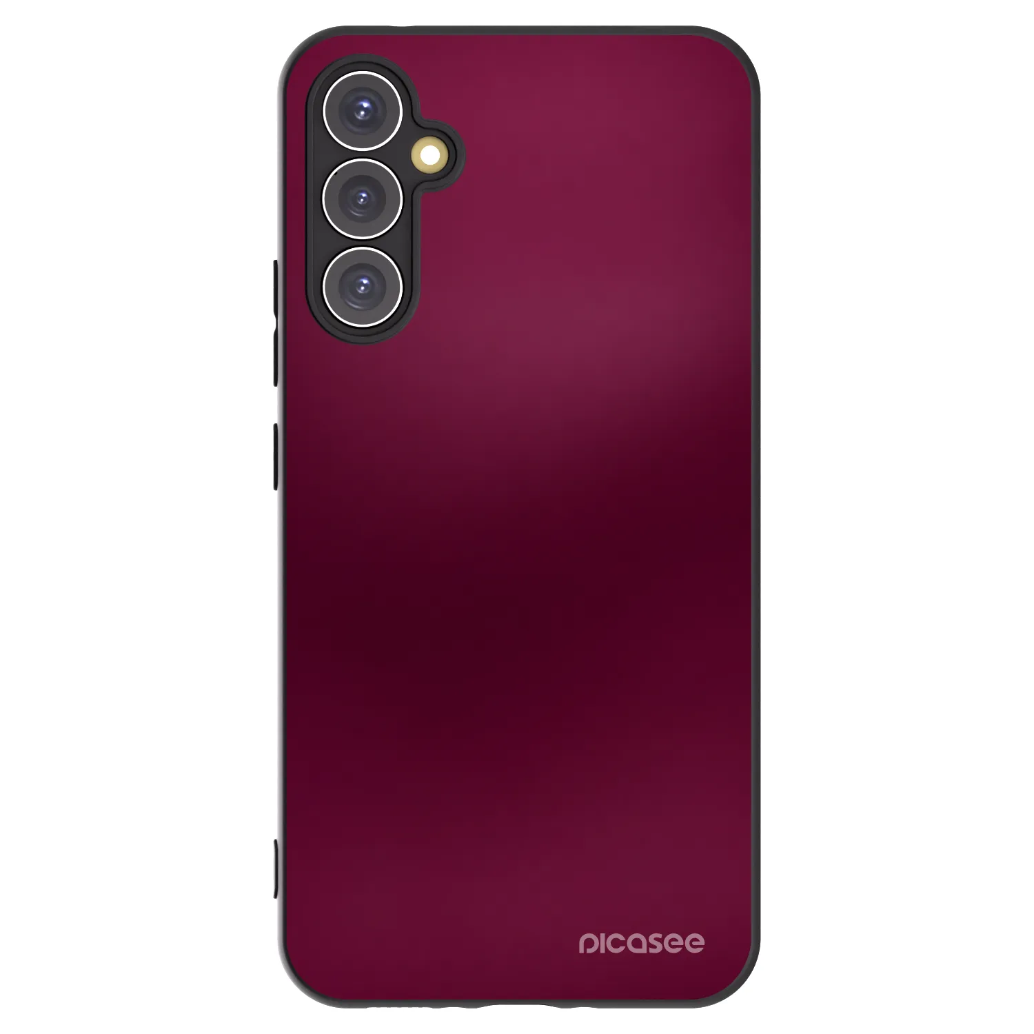 Picasee Μαύρη θήκη σιλικόνης για Samsung Galaxy A34 5G A346B - Velvet Bordeaux