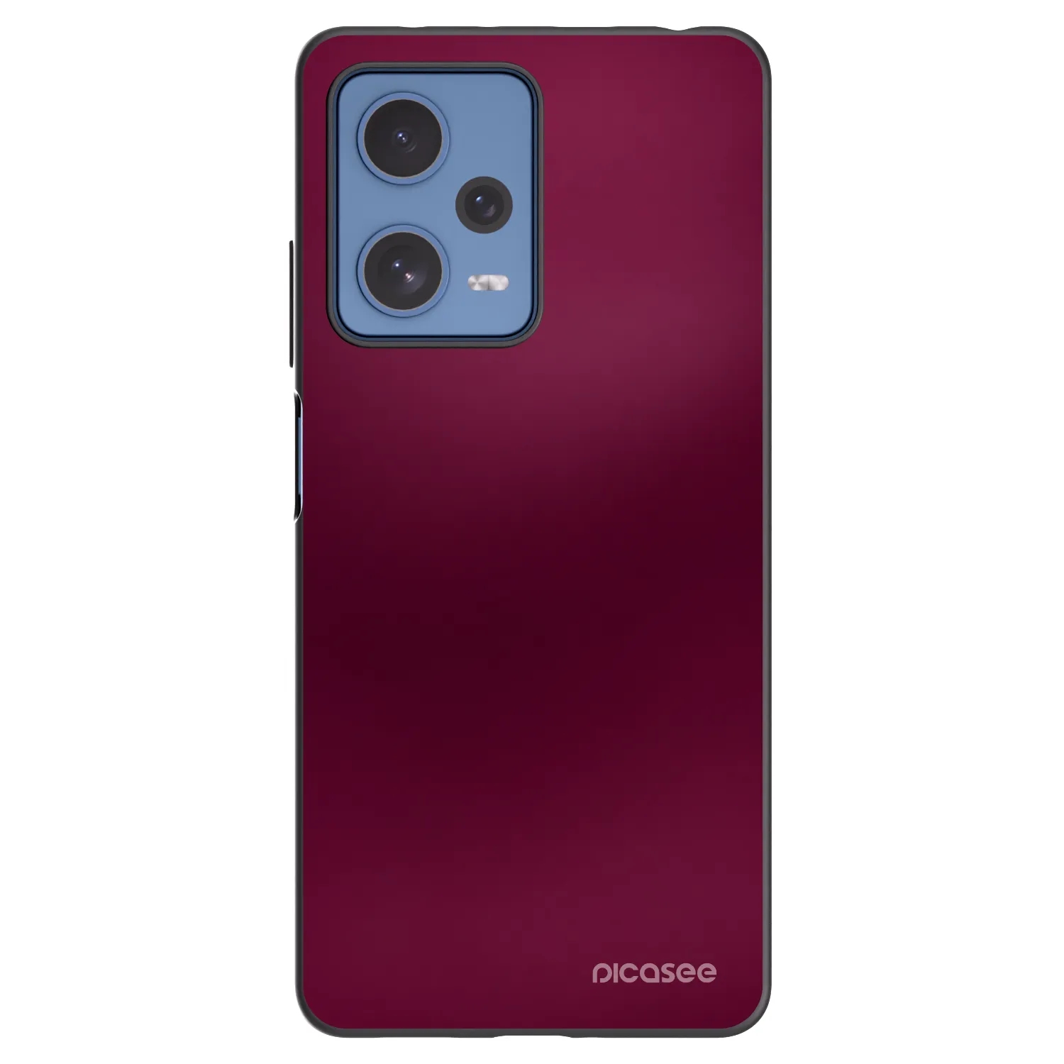 Picasee Μαύρη θήκη σιλικόνης για Xiaomi Redmi Note 12 Pro 5G - Velvet Bordeaux
