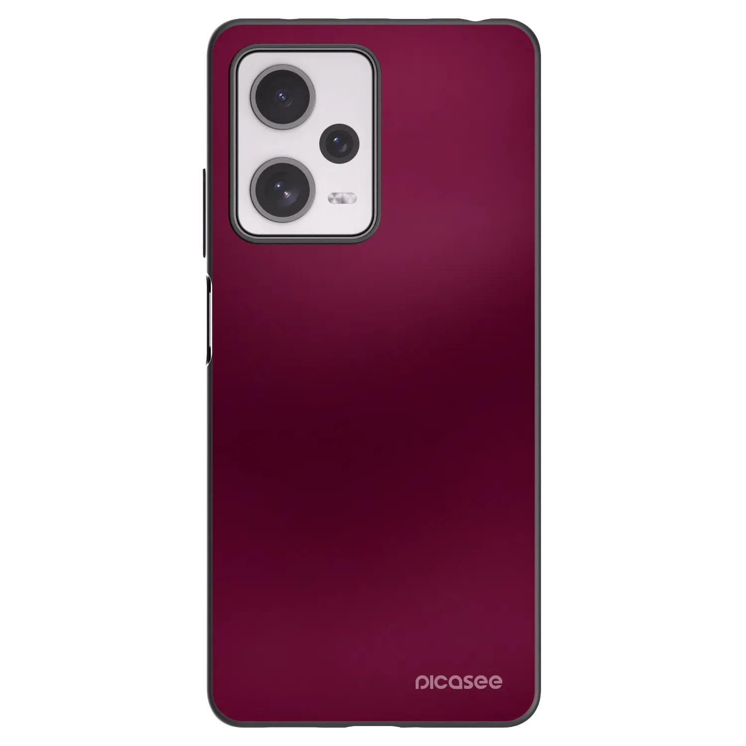 Picasee Μαύρη θήκη σιλικόνης για Xiaomi Redmi Note 12 Pro+ 5G - Velvet Bordeaux