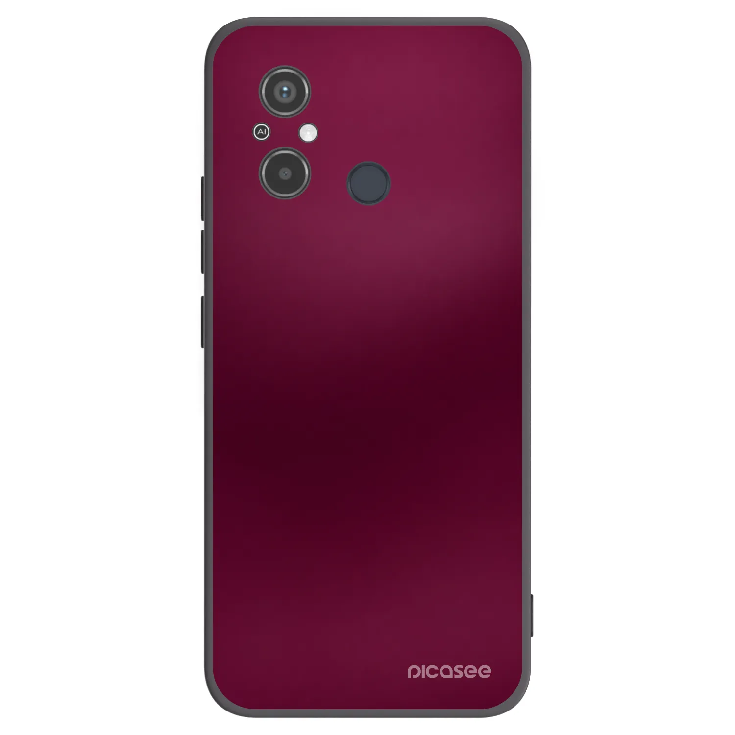 Picasee Μαύρη θήκη σιλικόνης για Xiaomi Redmi 12C - Velvet Bordeaux