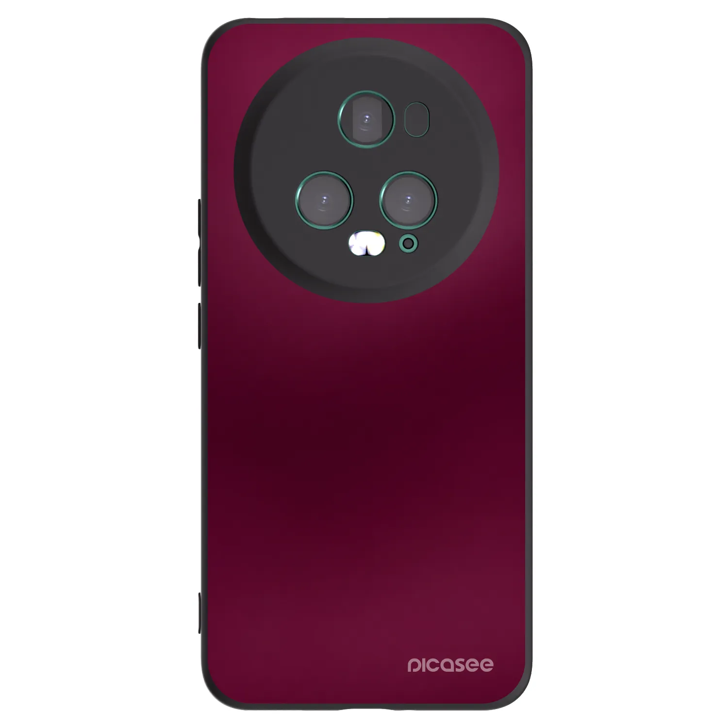 Picasee Μαύρη θήκη σιλικόνης για Honor Magic5 Pro - Velvet Bordeaux