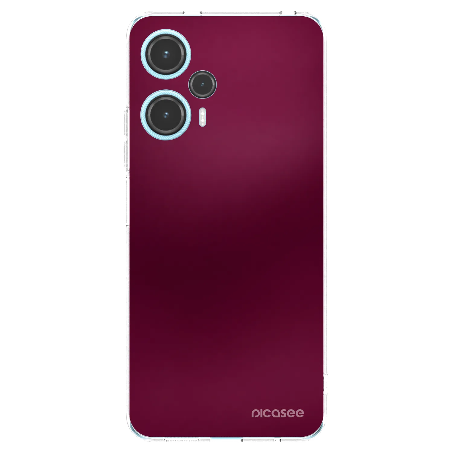 Picasee διαφανής θήκη σιλικόνης Xiaomi Poco F5 - Velvet Bordeaux