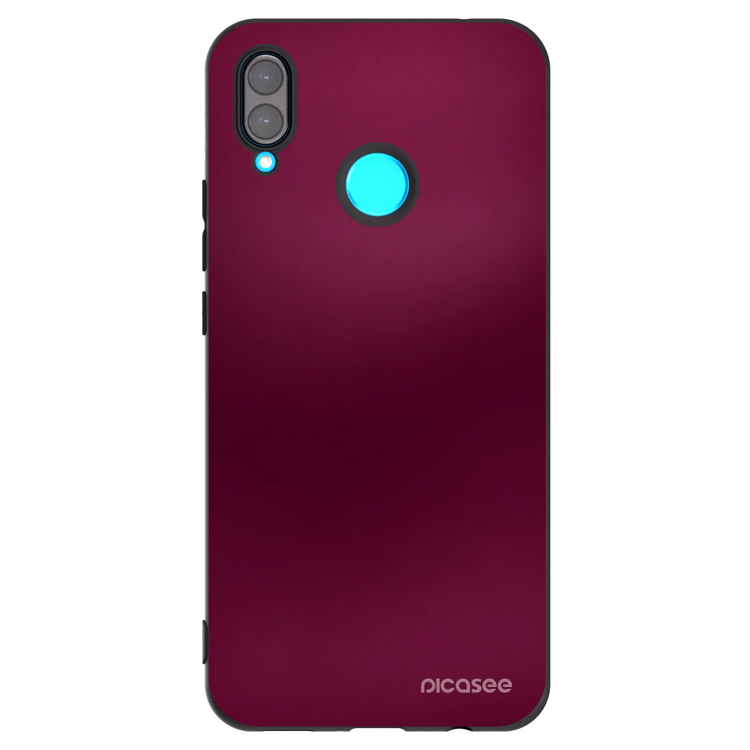 Picasee Μαύρη θήκη σιλικόνης για Huawei Nova 3i - Velvet Bordeaux