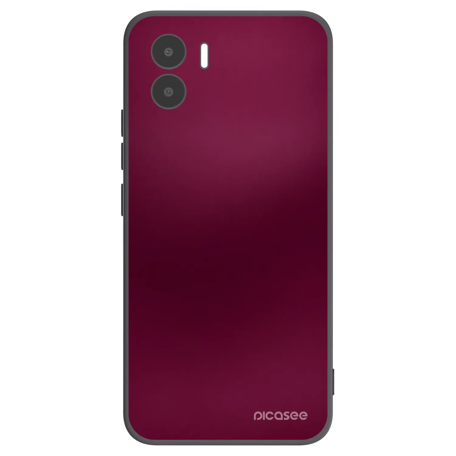 Picasee Μαύρη θήκη σιλικόνης για Xiaomi Redmi A2 - Velvet Bordeaux