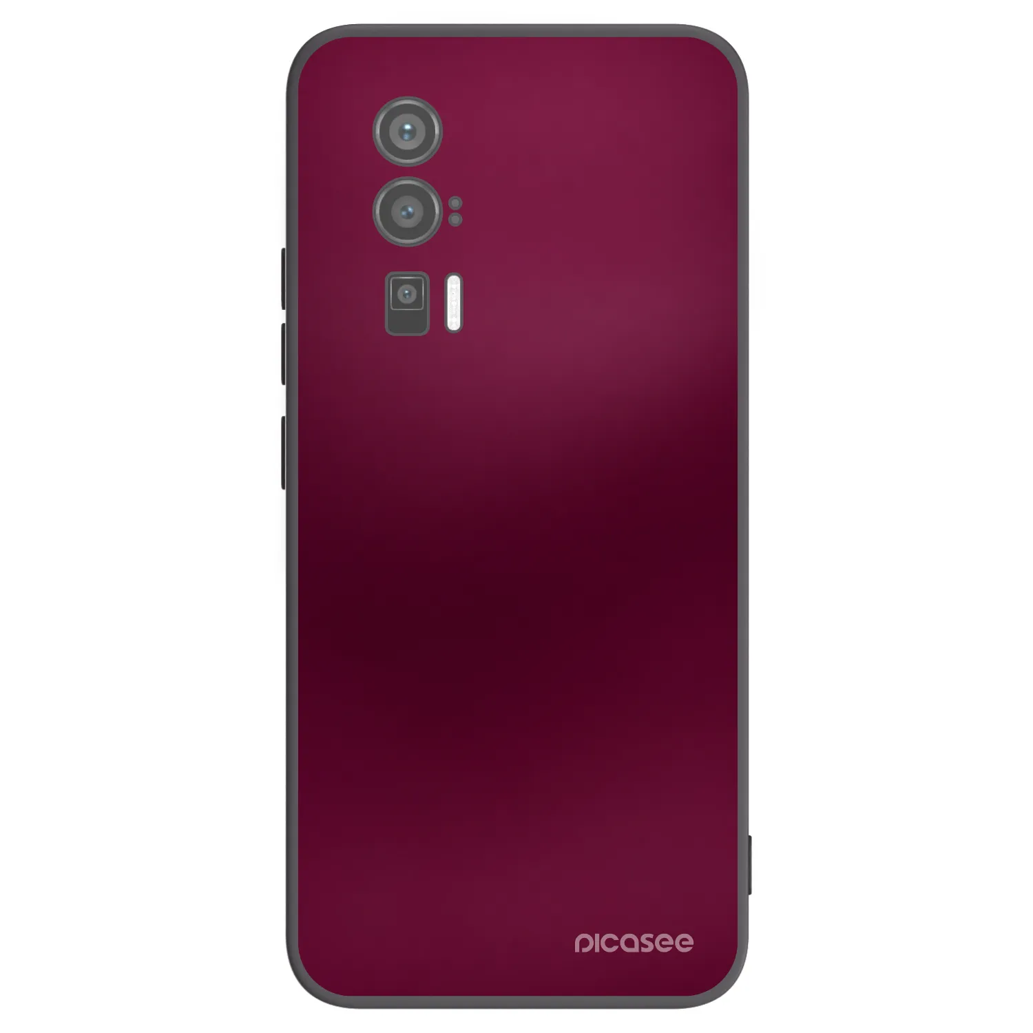Picasee Μαύρη θήκη σιλικόνης για Xiaomi Poco F5 Pro 5G - Velvet Bordeaux