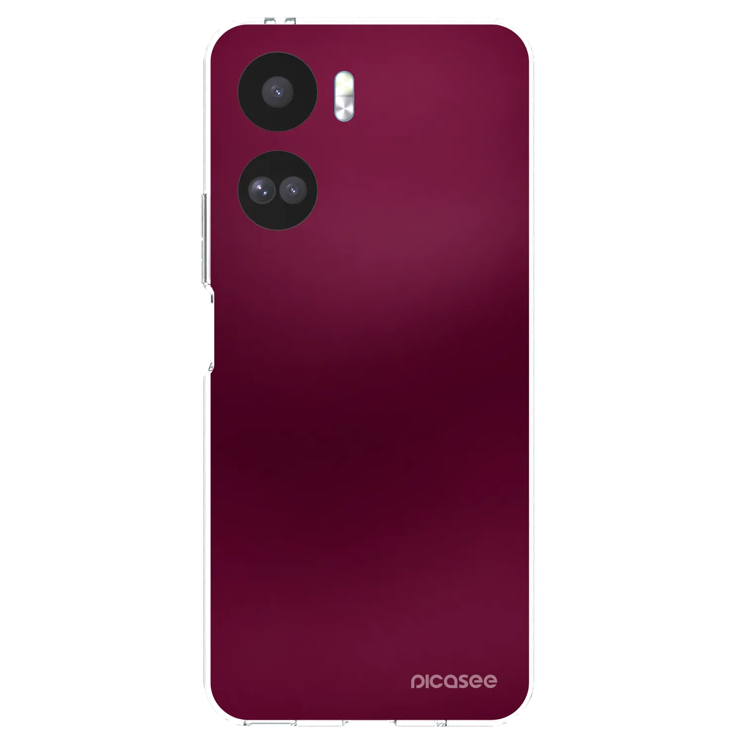 Picasee διαφανής θήκη σιλικόνης Honor 90 Lite 5G - Velvet Bordeaux