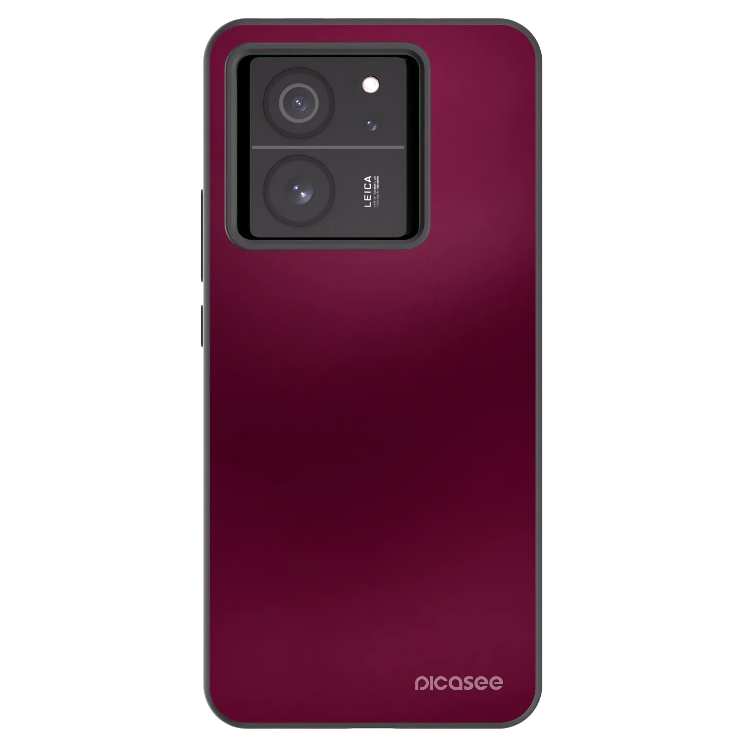 Picasee Μαύρη θήκη σιλικόνης για Xiaomi 13T - Velvet Bordeaux