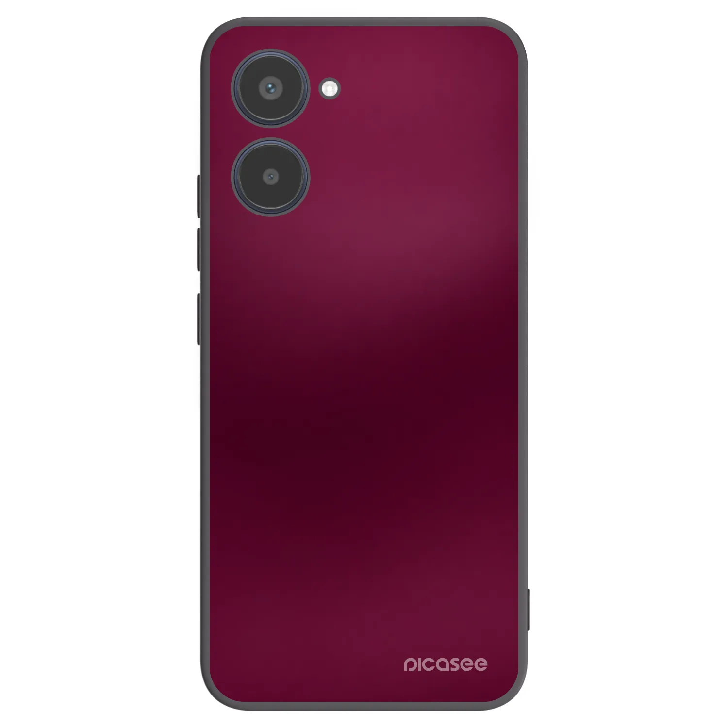 Picasee Μαύρη θήκη σιλικόνης για Realme 10 4G - Velvet Bordeaux