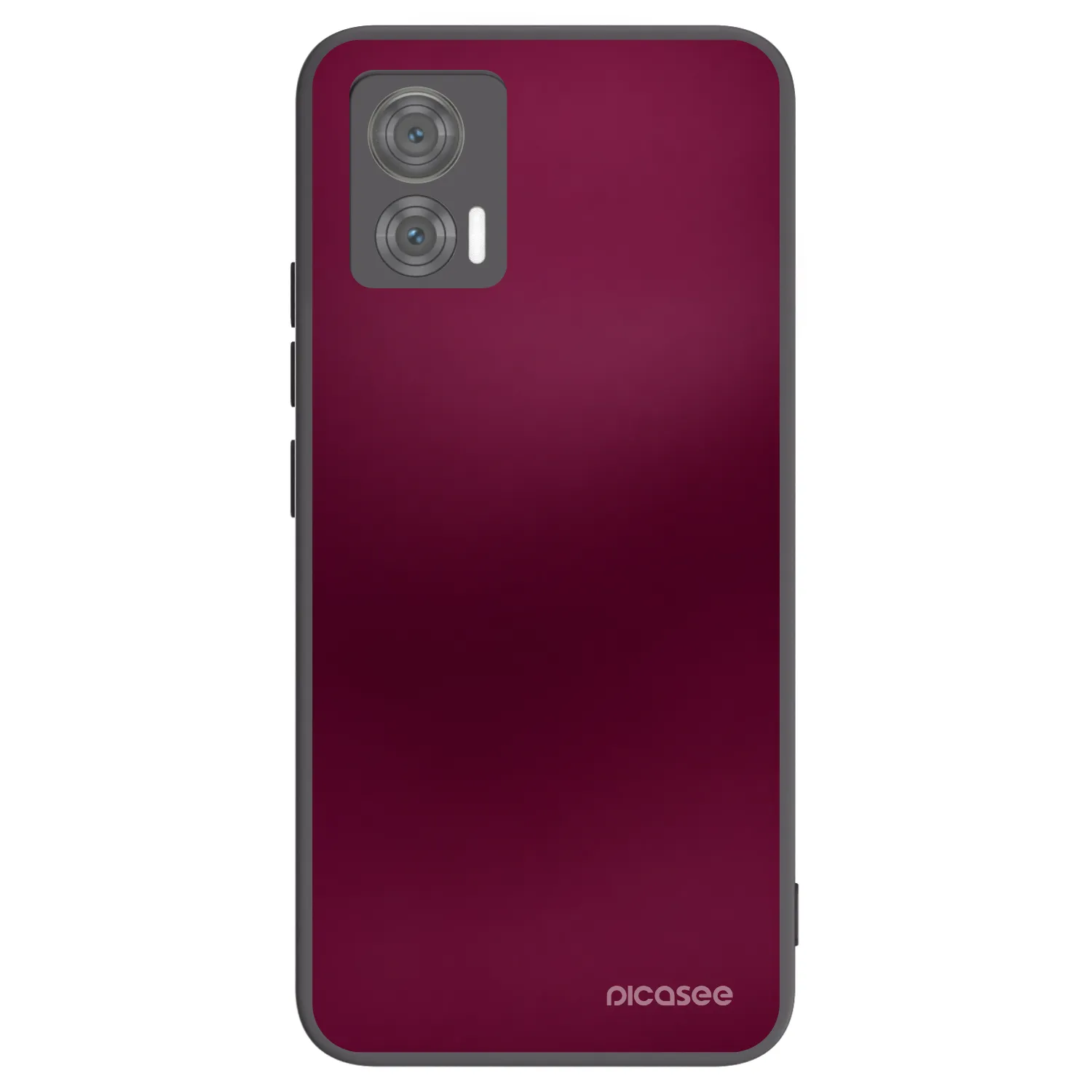 Picasee Μαύρη θήκη σιλικόνης για Motorola Edge 30 Neo - Velvet Bordeaux