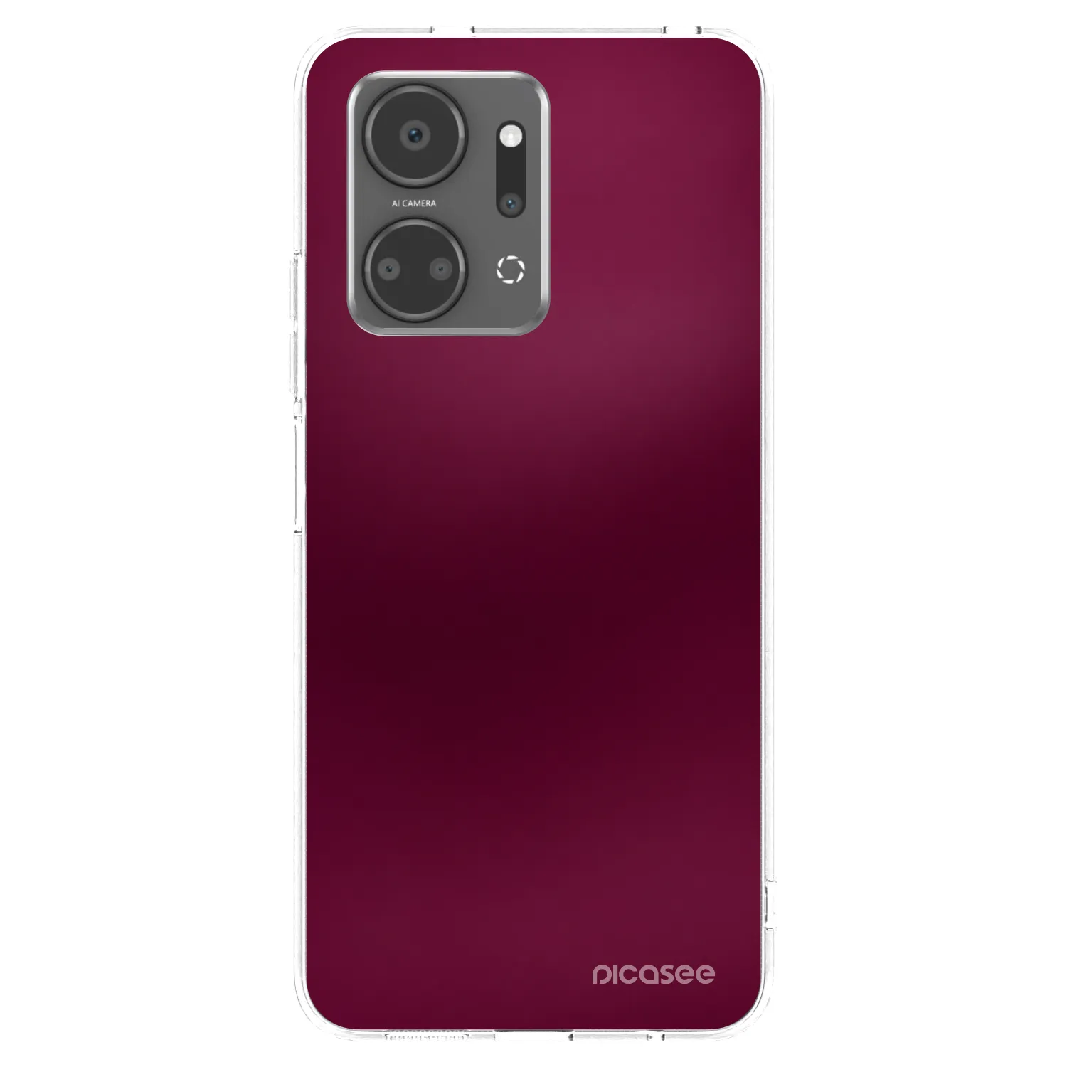 Picasee διαφανής θήκη σιλικόνης Honor X7a - Velvet Bordeaux