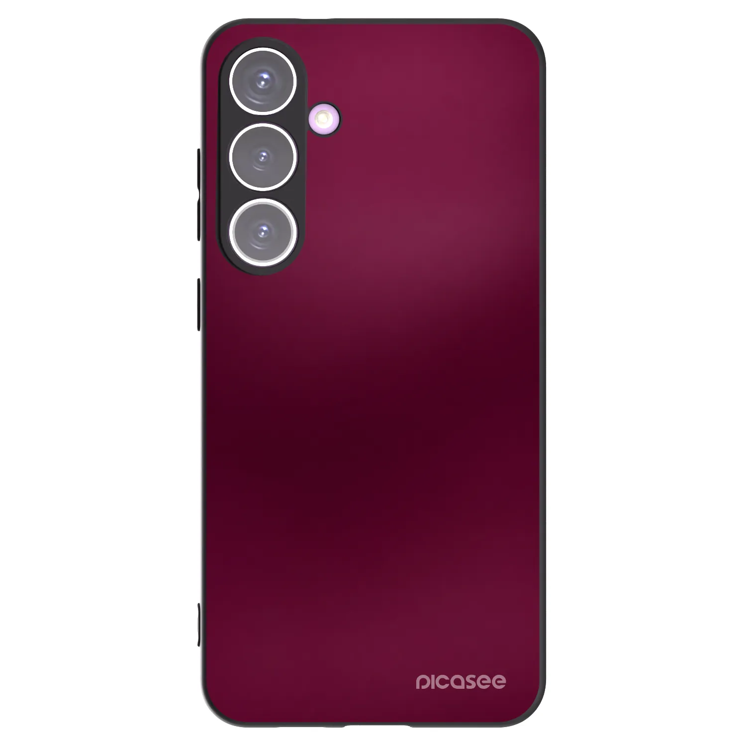 Picasee Μαύρη θήκη σιλικόνης για Samsung Galaxy S24+ S926B 5G - Velvet Bordeaux