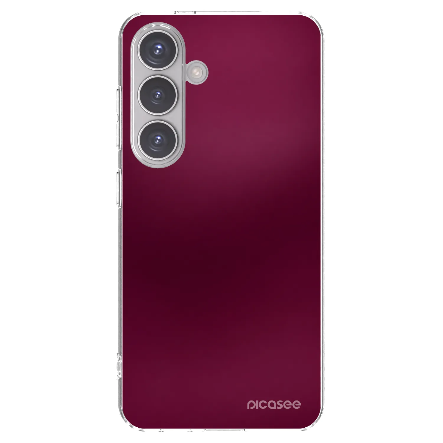 Picasee διαφανής θήκη σιλικόνης Samsung Galaxy S24 S921B 5G - Velvet Bordeaux