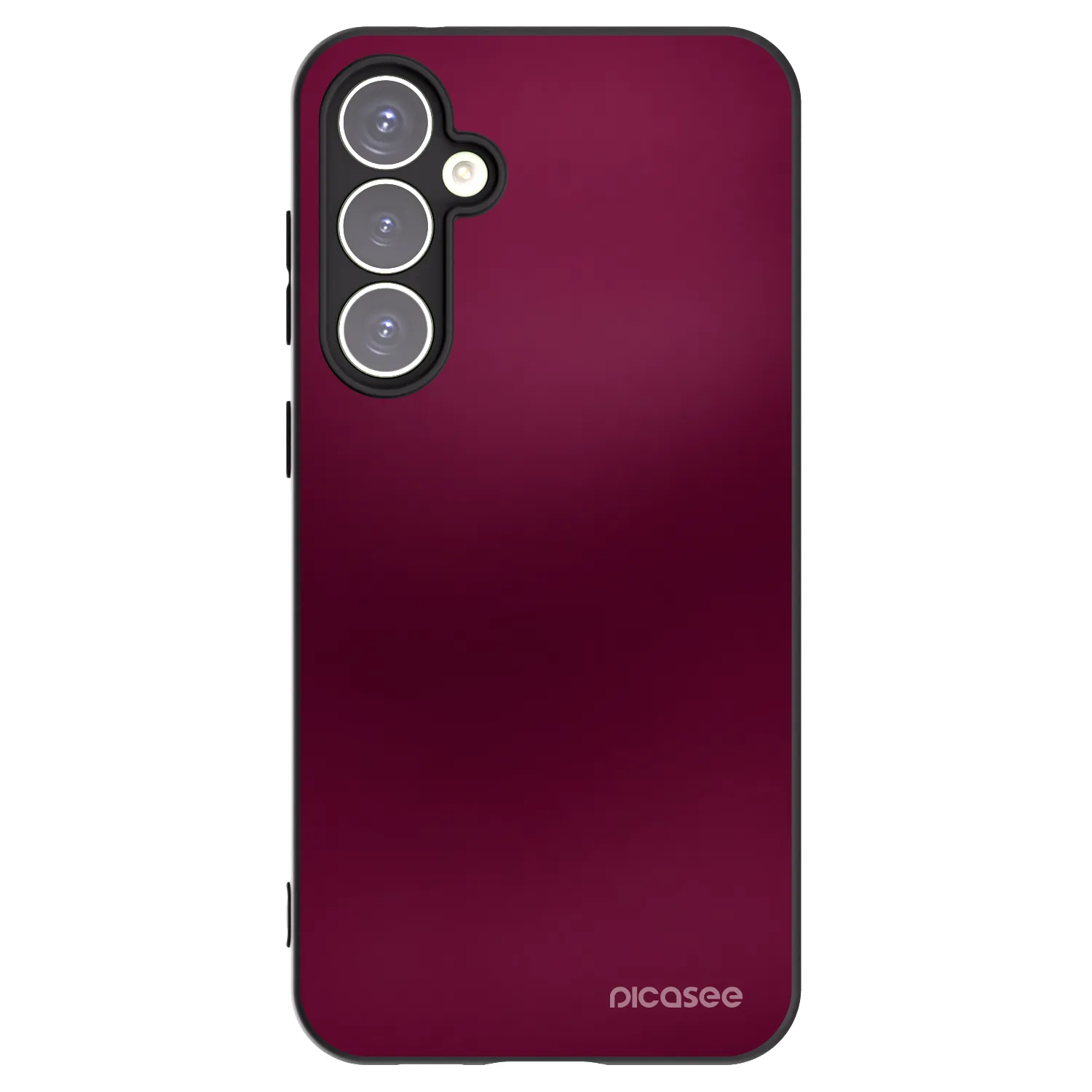 Picasee Μαύρη θήκη σιλικόνης για Samsung Galaxy S23 FE S711B - Velvet Bordeaux