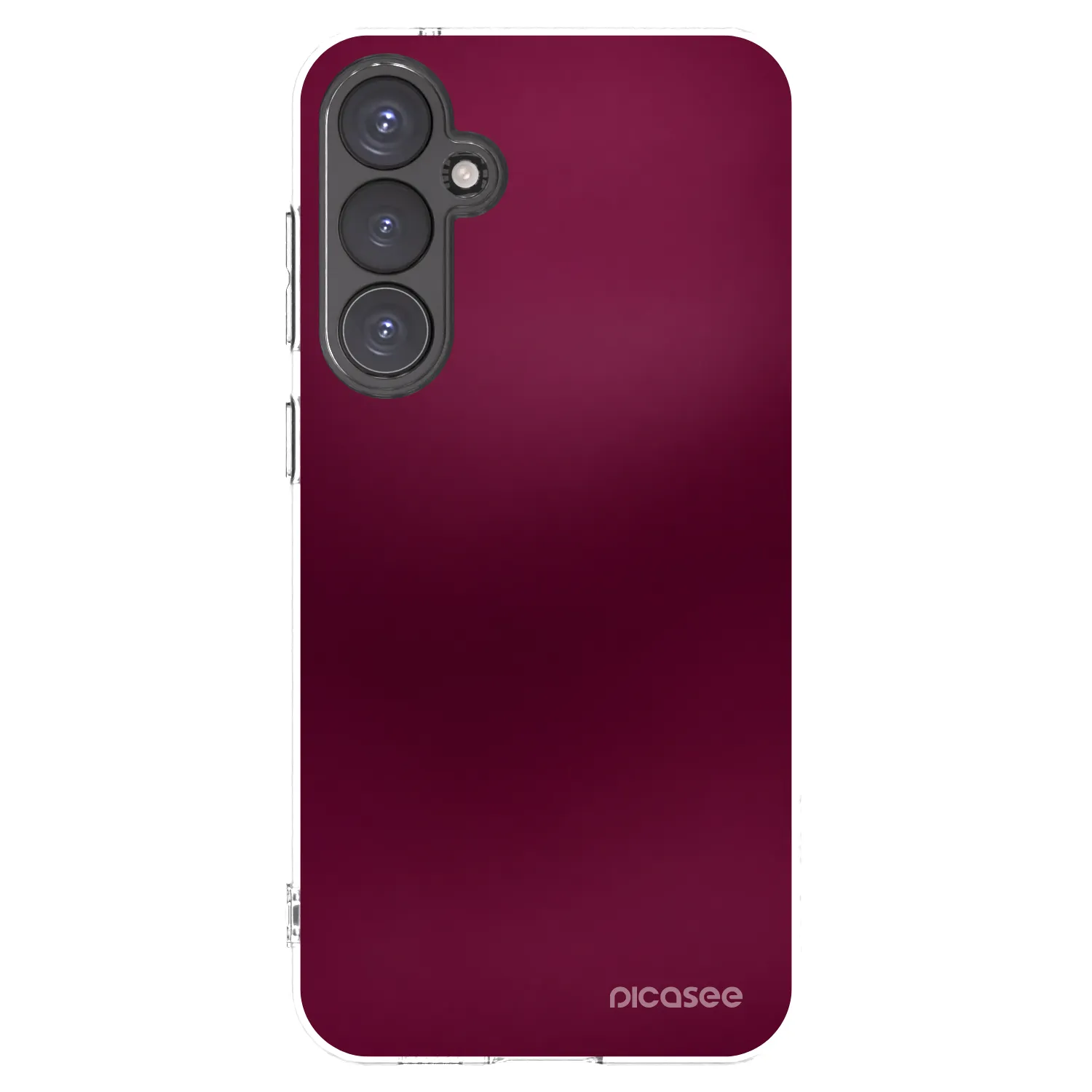 Picasee διαφανής θήκη σιλικόνης Samsung Galaxy S23 FE S711B - Velvet Bordeaux