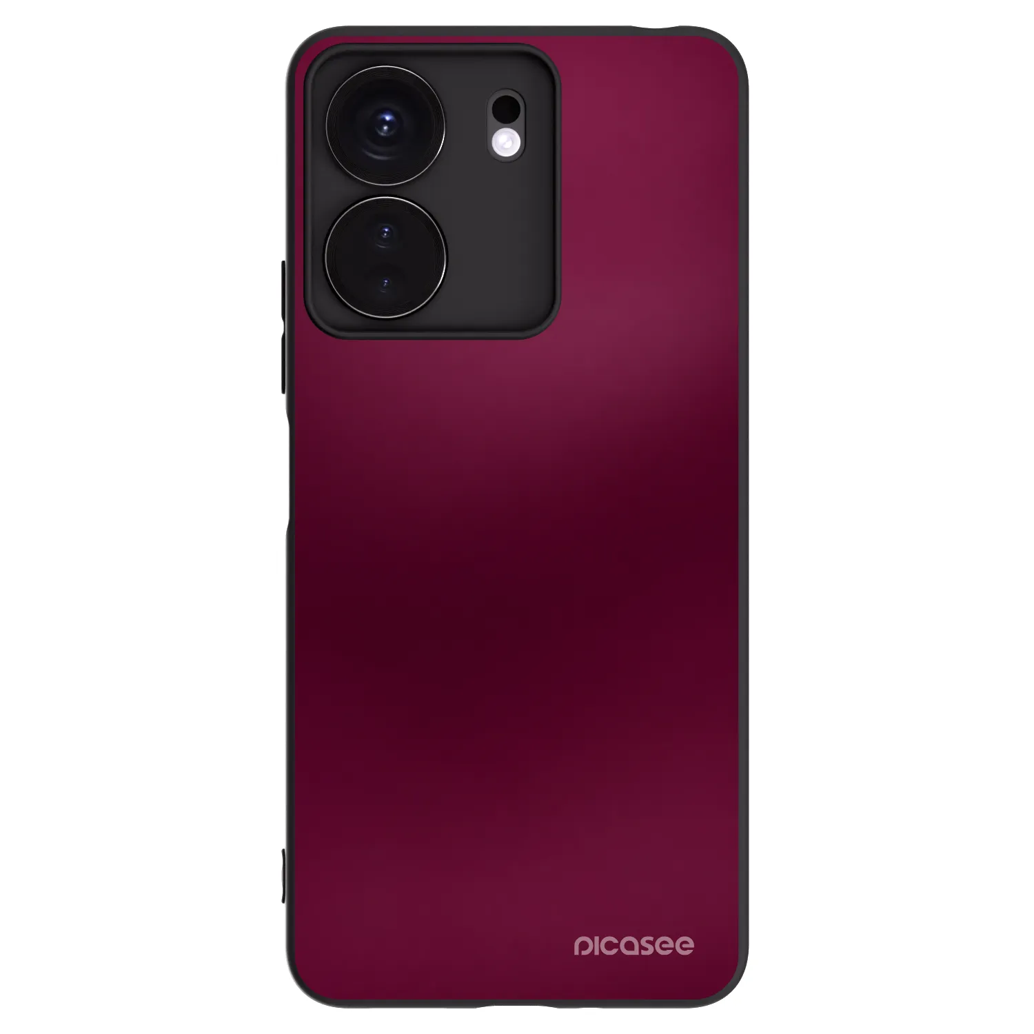 Picasee Μαύρη θήκη σιλικόνης για Xiaomi Redmi 13C 4G - Velvet Bordeaux