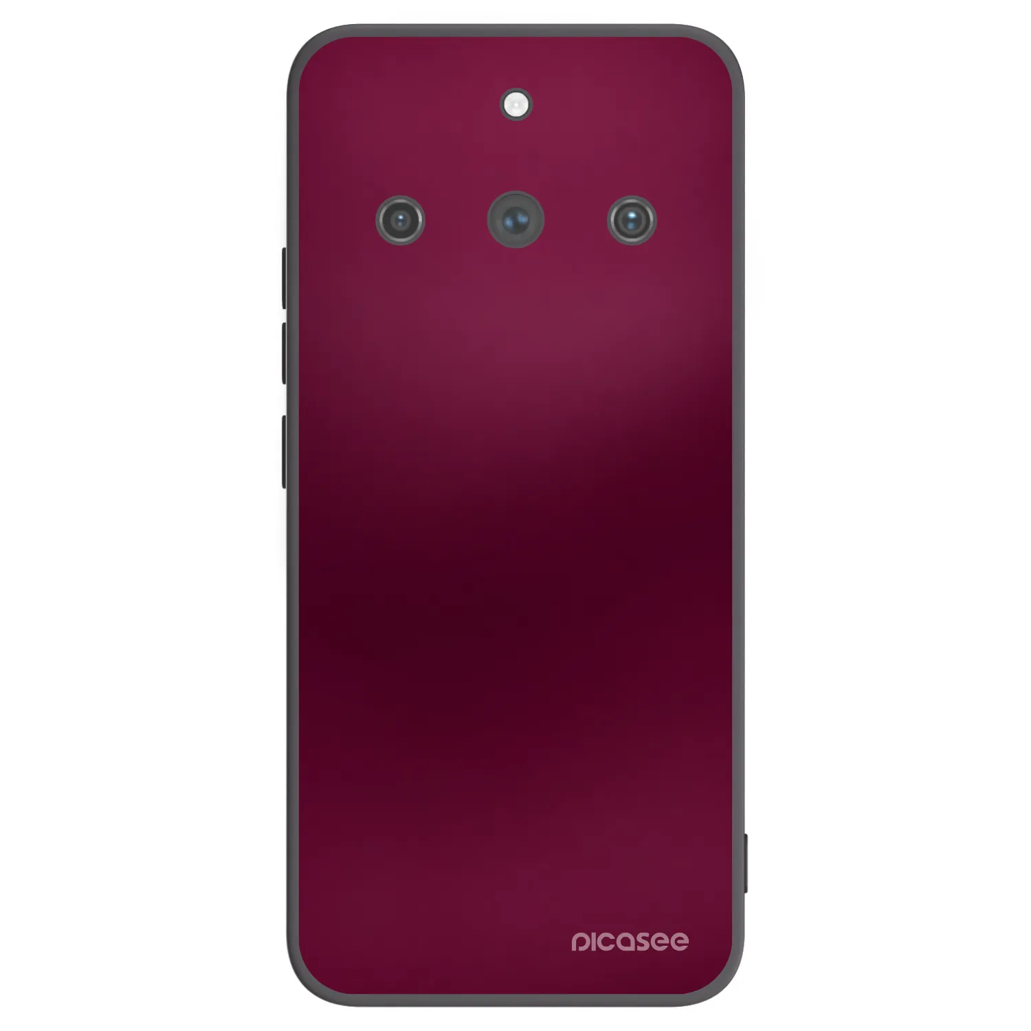 Picasee Μαύρη θήκη σιλικόνης για Realme 11 Pro+ - Velvet Bordeaux