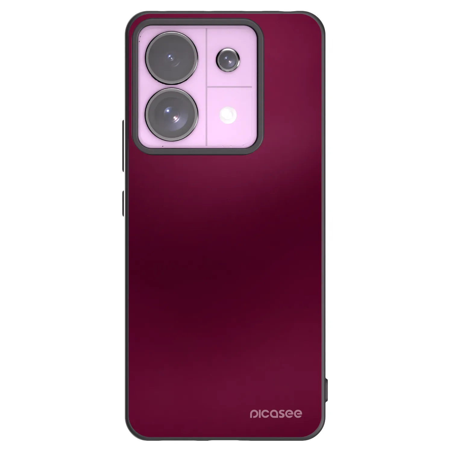 Picasee Μαύρη θήκη σιλικόνης για Xiaomi Redmi Note 13 Pro 5G - Velvet Bordeaux