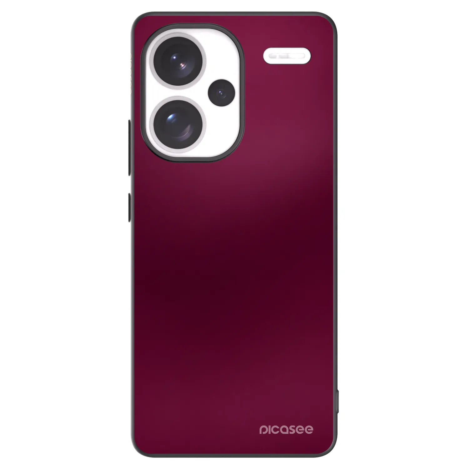 Picasee Μαύρη θήκη σιλικόνης για Xiaomi Redmi Note 13 Pro+ 5G - Velvet Bordeaux