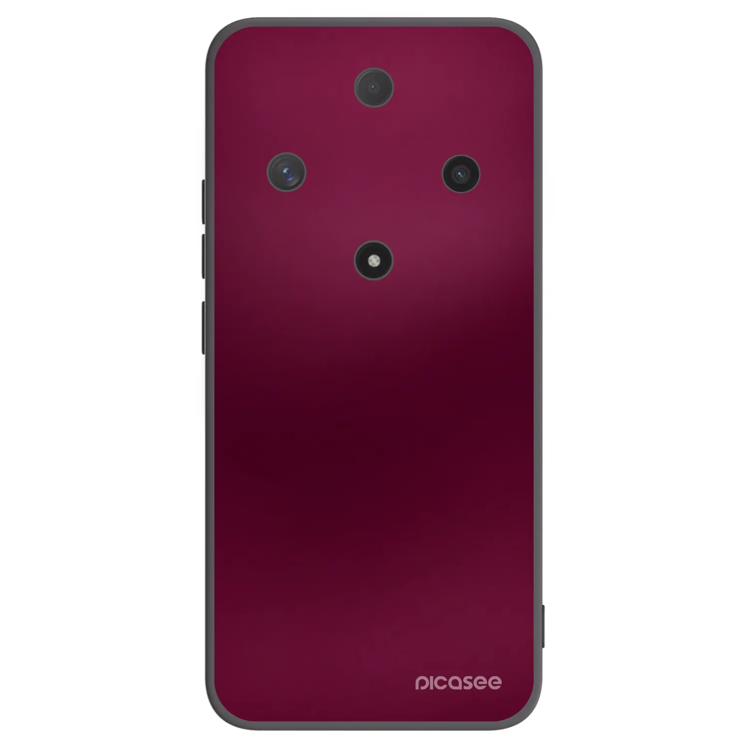 Picasee Μαύρη θήκη σιλικόνης για Honor Magic6 Lite 5G - Velvet Bordeaux