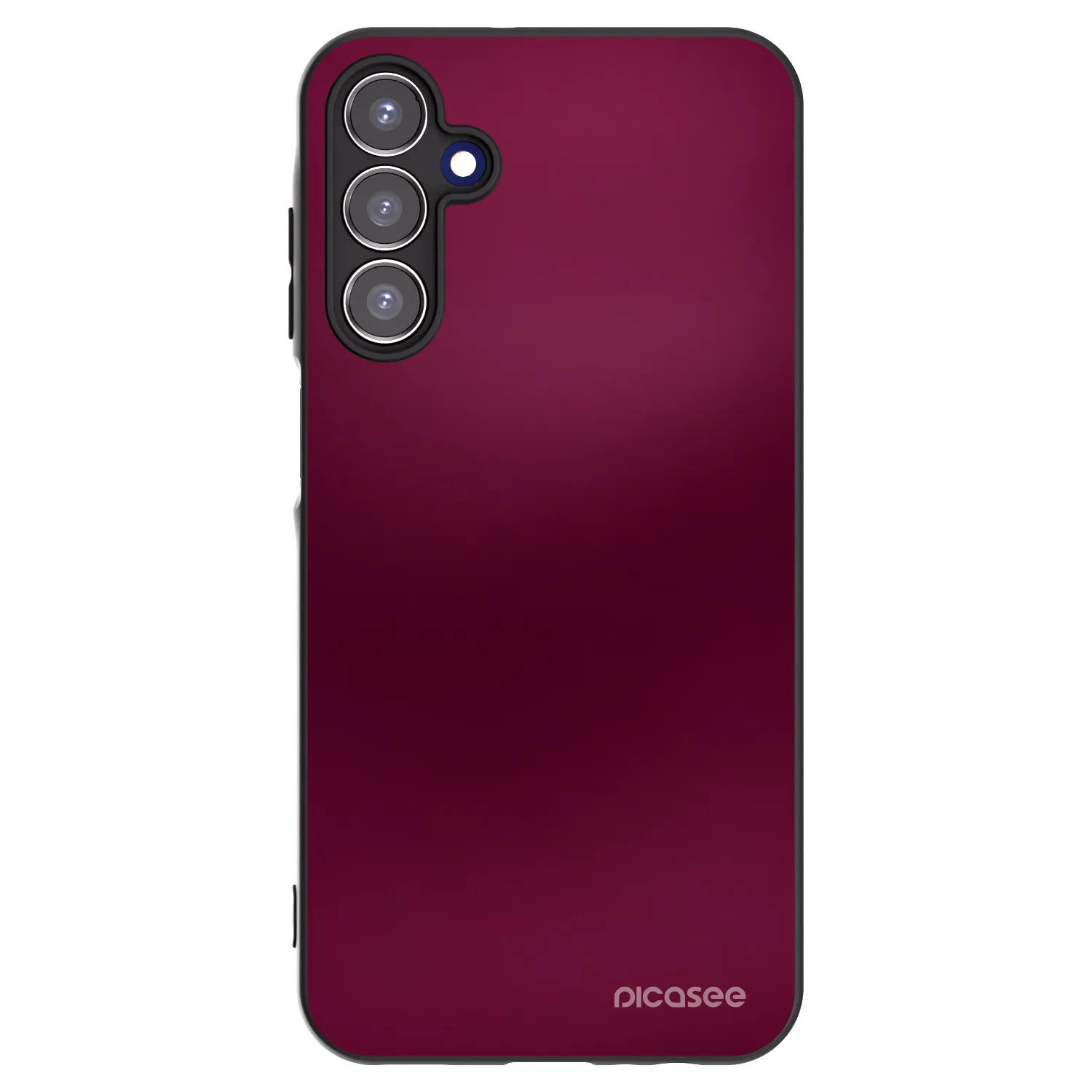 Picasee Μαύρη θήκη σιλικόνης για Samsung Galaxy A15 A155F 4G - Velvet Bordeaux