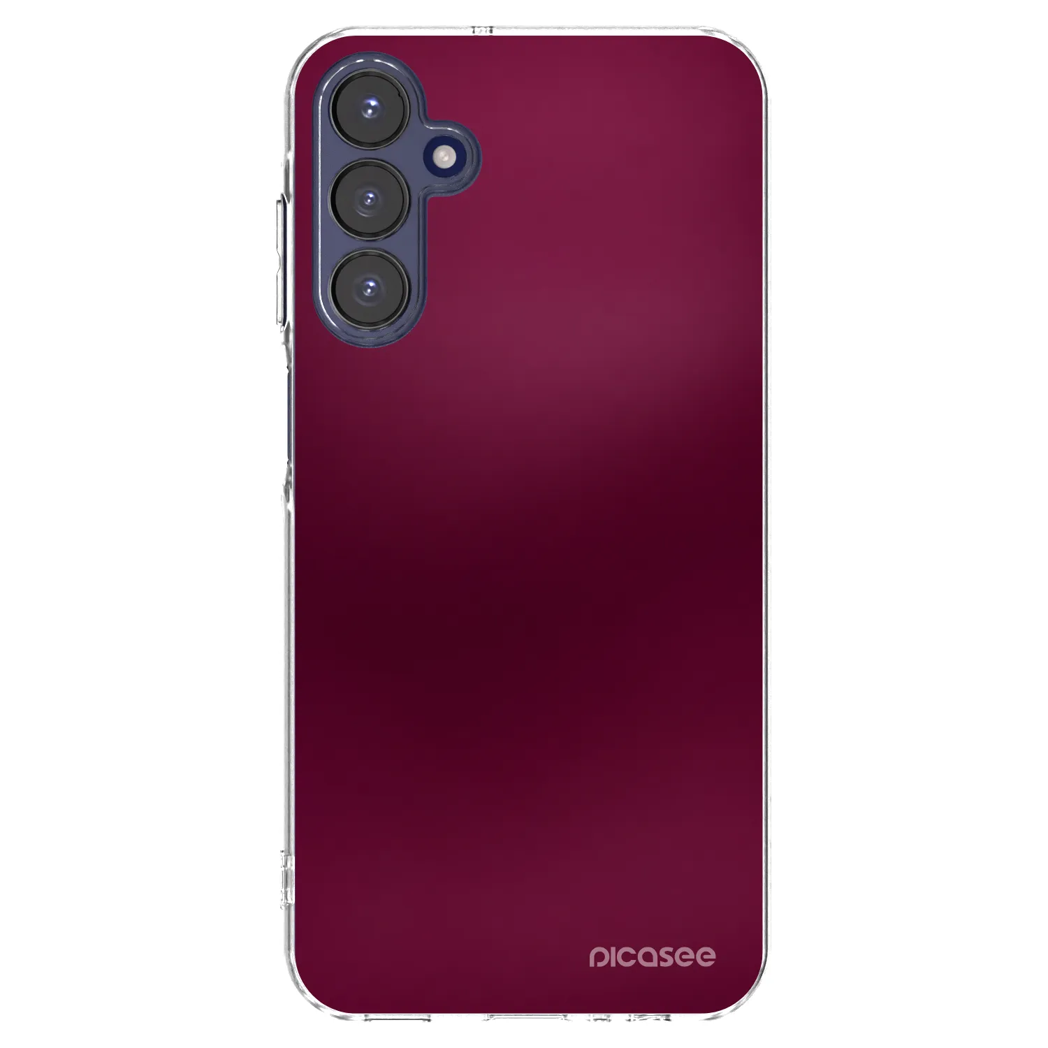 Picasee διαφανής θήκη σιλικόνης Samsung Galaxy A15 A155F 4G - Velvet Bordeaux