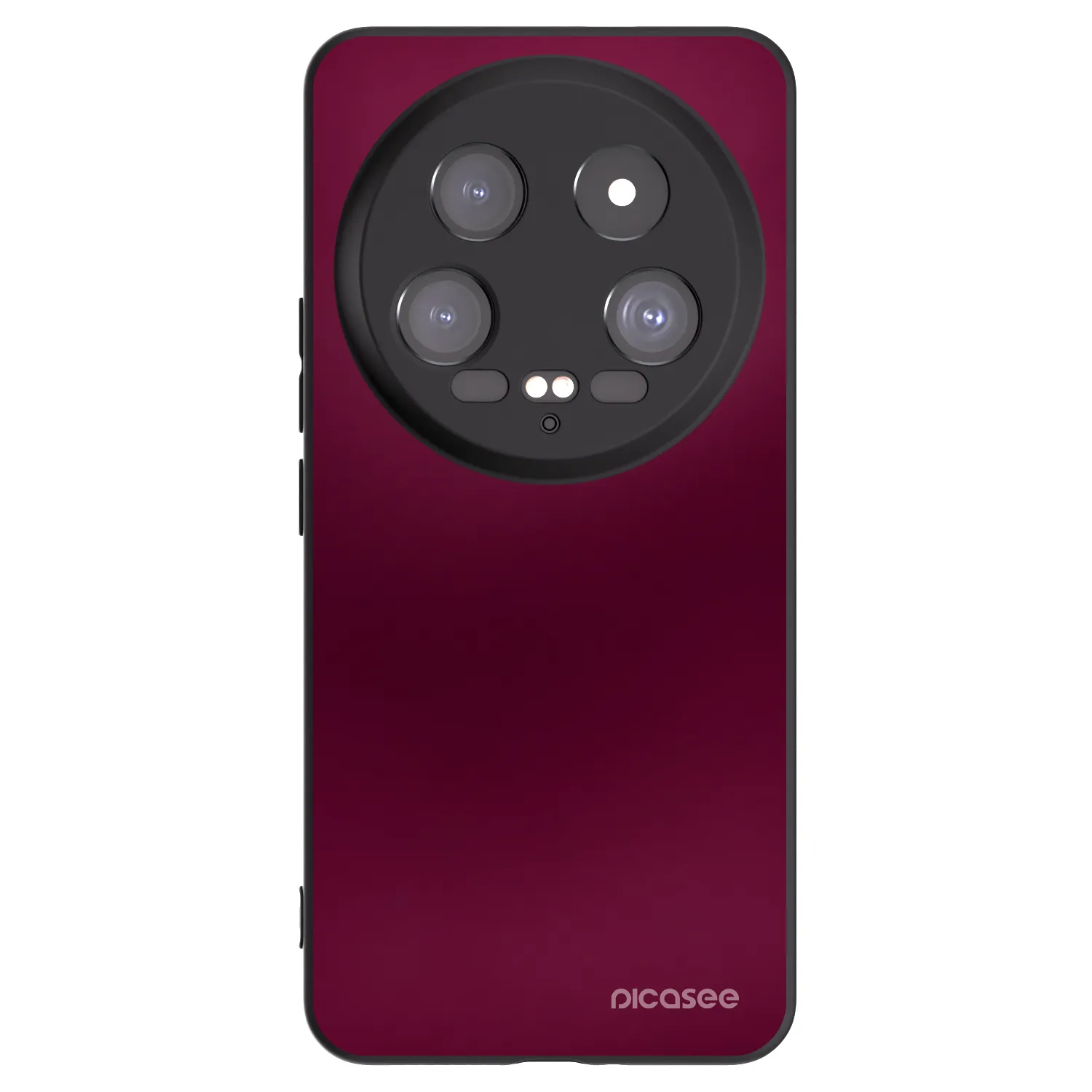 Picasee Μαύρη θήκη σιλικόνης για Xiaomi 14 Ultra - Velvet Bordeaux