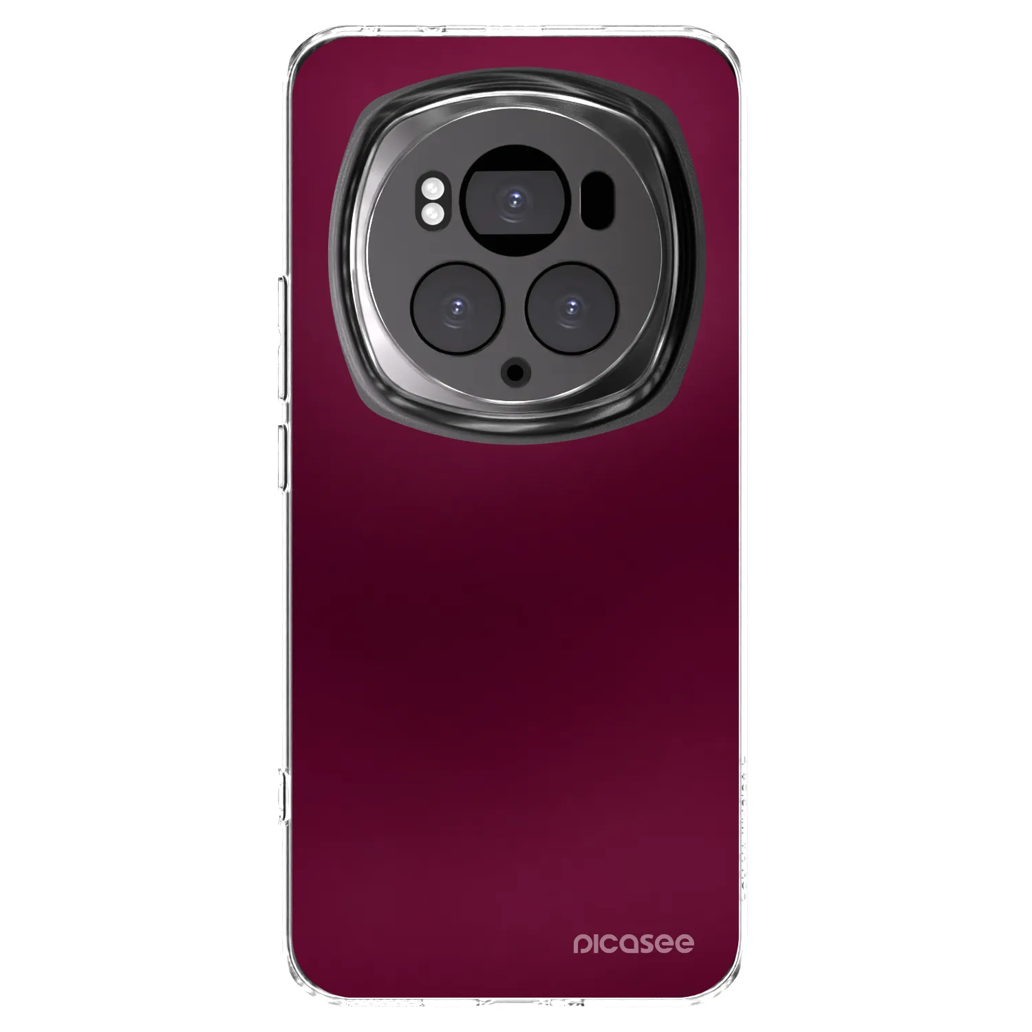 Picasee διαφανής θήκη σιλικόνης Honor Magic6 Pro - Velvet Bordeaux