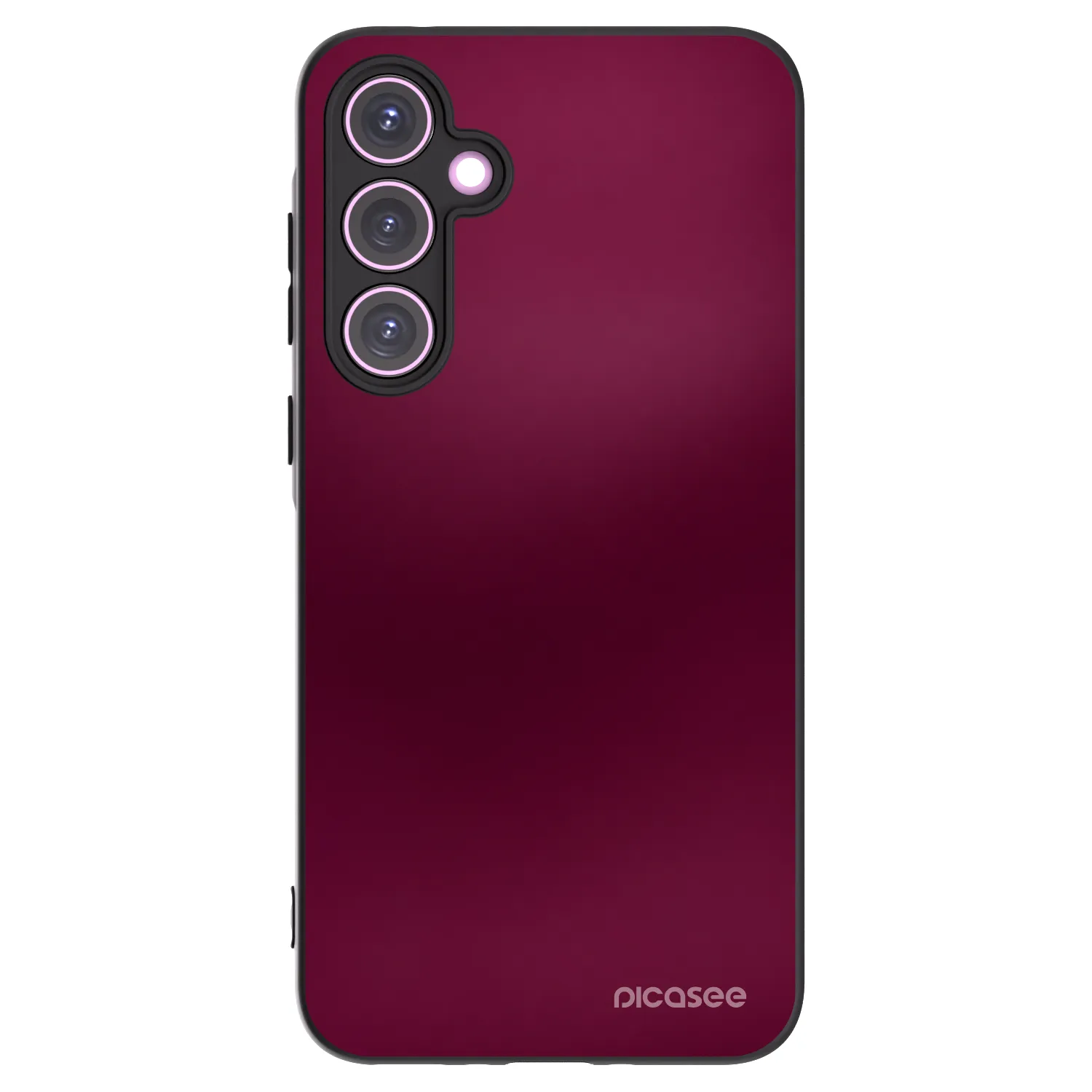 Picasee Μαύρη θήκη σιλικόνης για Samsung Galaxy A35 5G A356B - Velvet Bordeaux