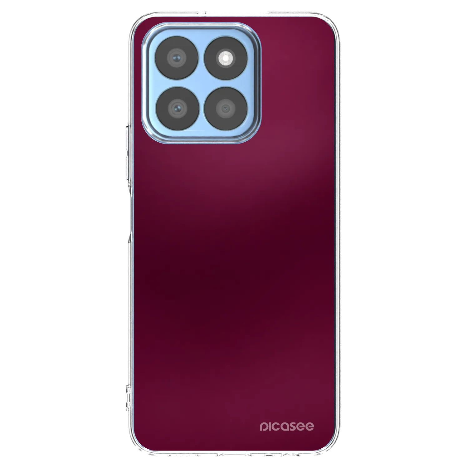 Picasee διαφανής θήκη σιλικόνης Honor X8b - Velvet Bordeaux