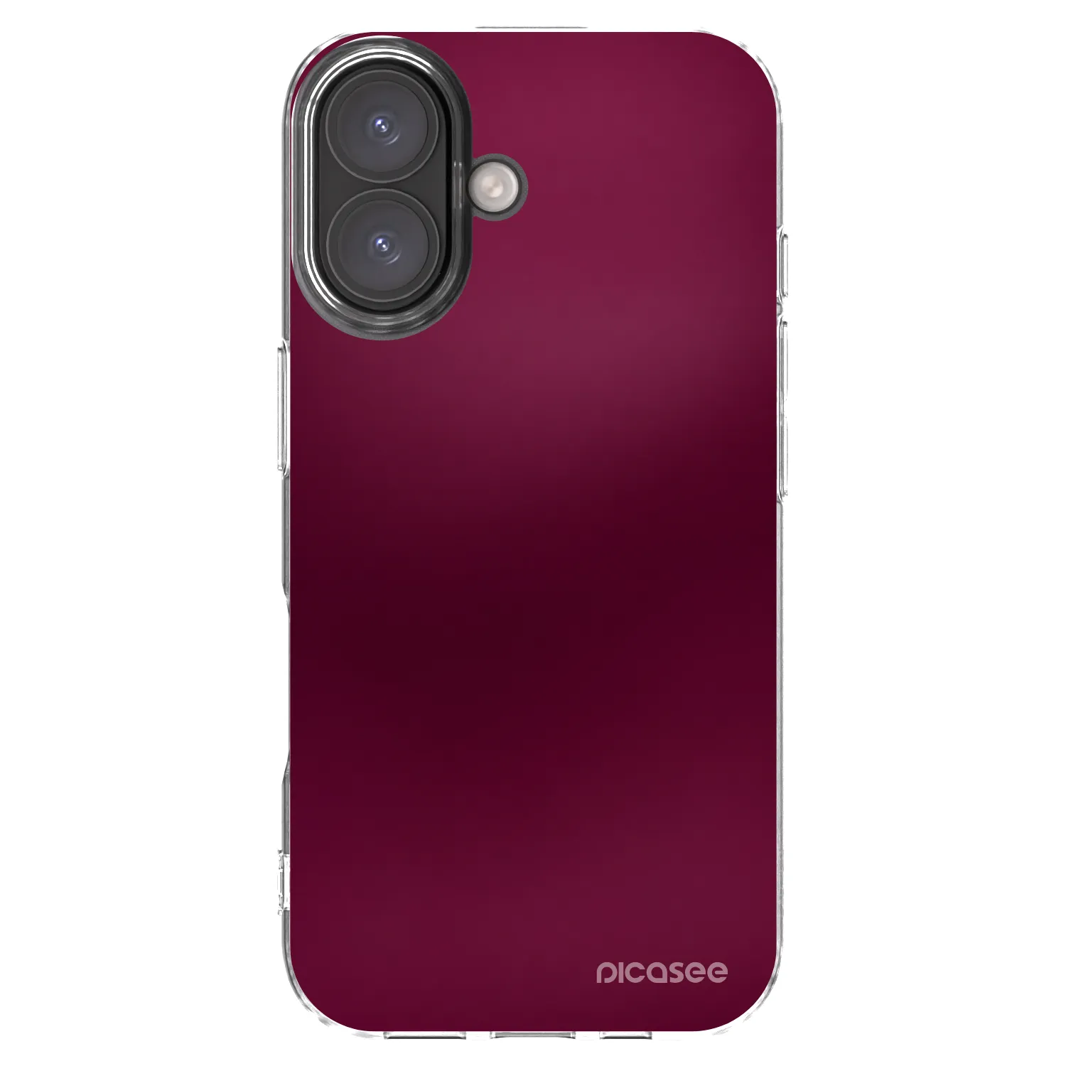 Picasee διαφανής θήκη σιλικόνης Apple iPhone 16 - Velvet Bordeaux
