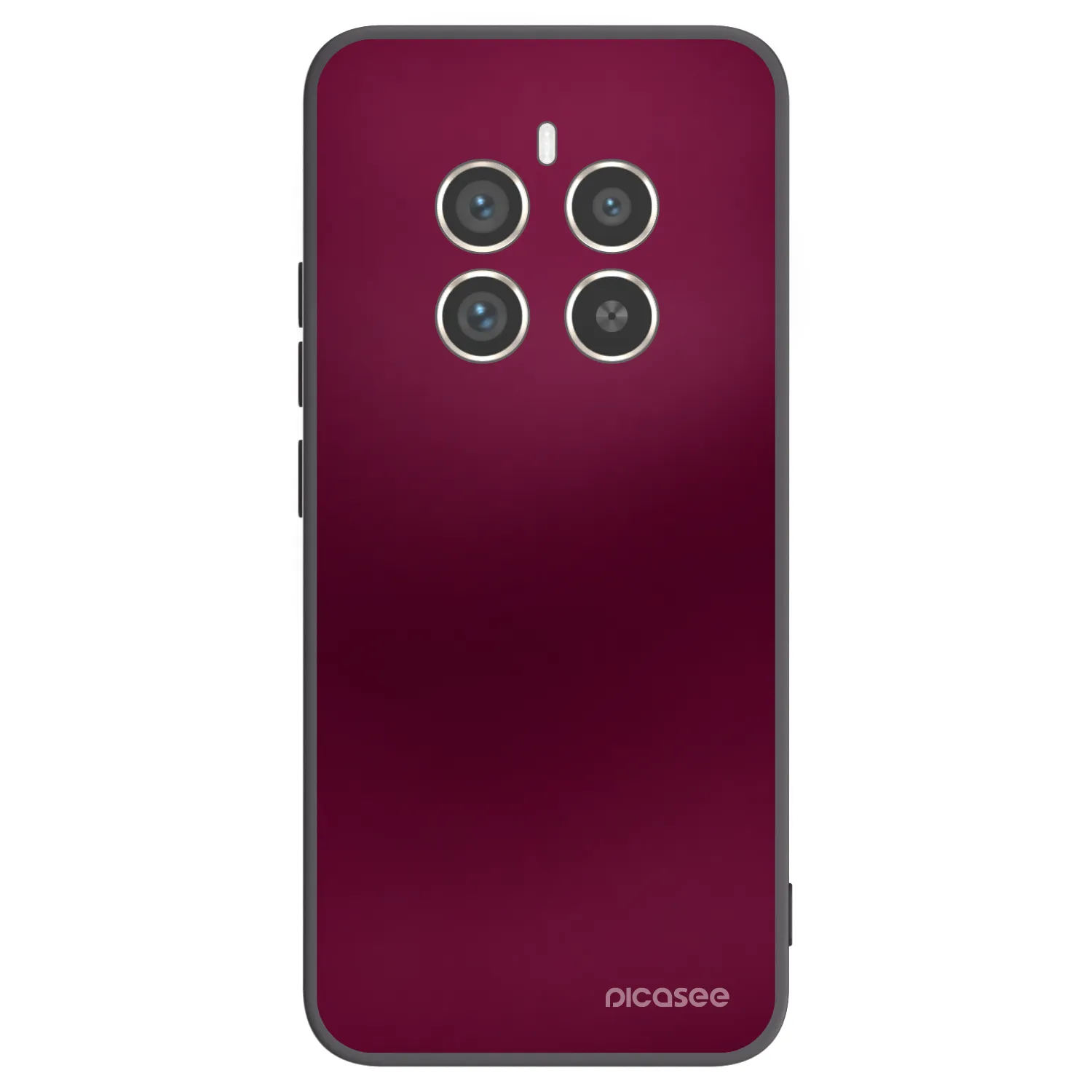 Picasee Μαύρη θήκη σιλικόνης για Realme 12 Pro 5G - Velvet Bordeaux