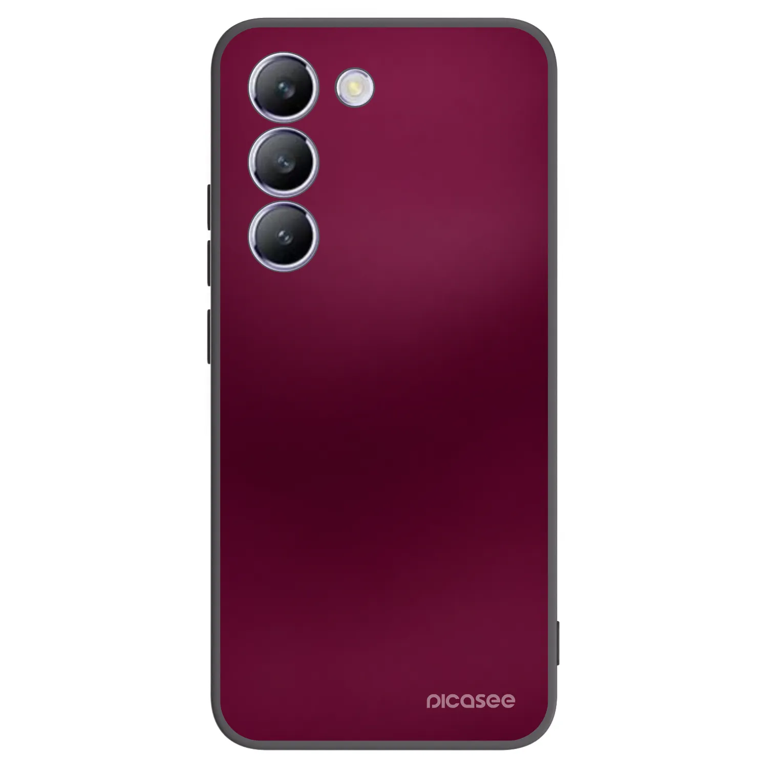 Picasee Μαύρη θήκη σιλικόνης για Vivo V40 SE 5G - Velvet Bordeaux