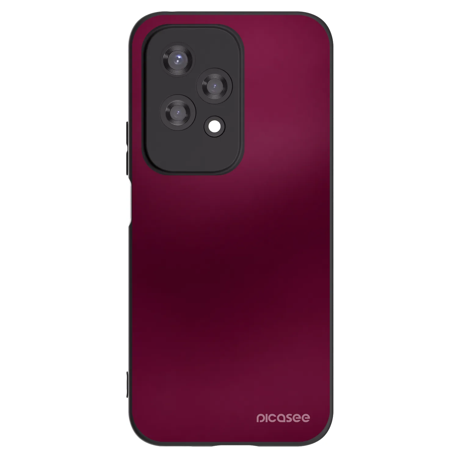 Picasee Μαύρη θήκη σιλικόνης για Honor 200 Lite - Velvet Bordeaux