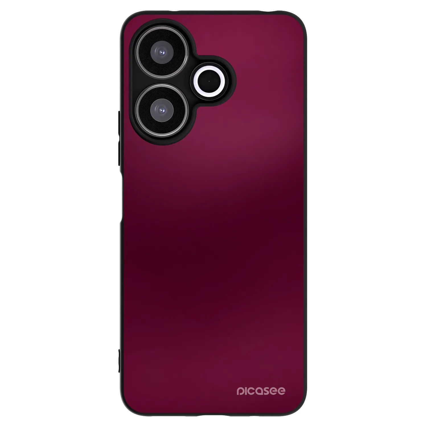Picasee Μαύρη θήκη σιλικόνης για Xiaomi Redmi 13 4G - Velvet Bordeaux