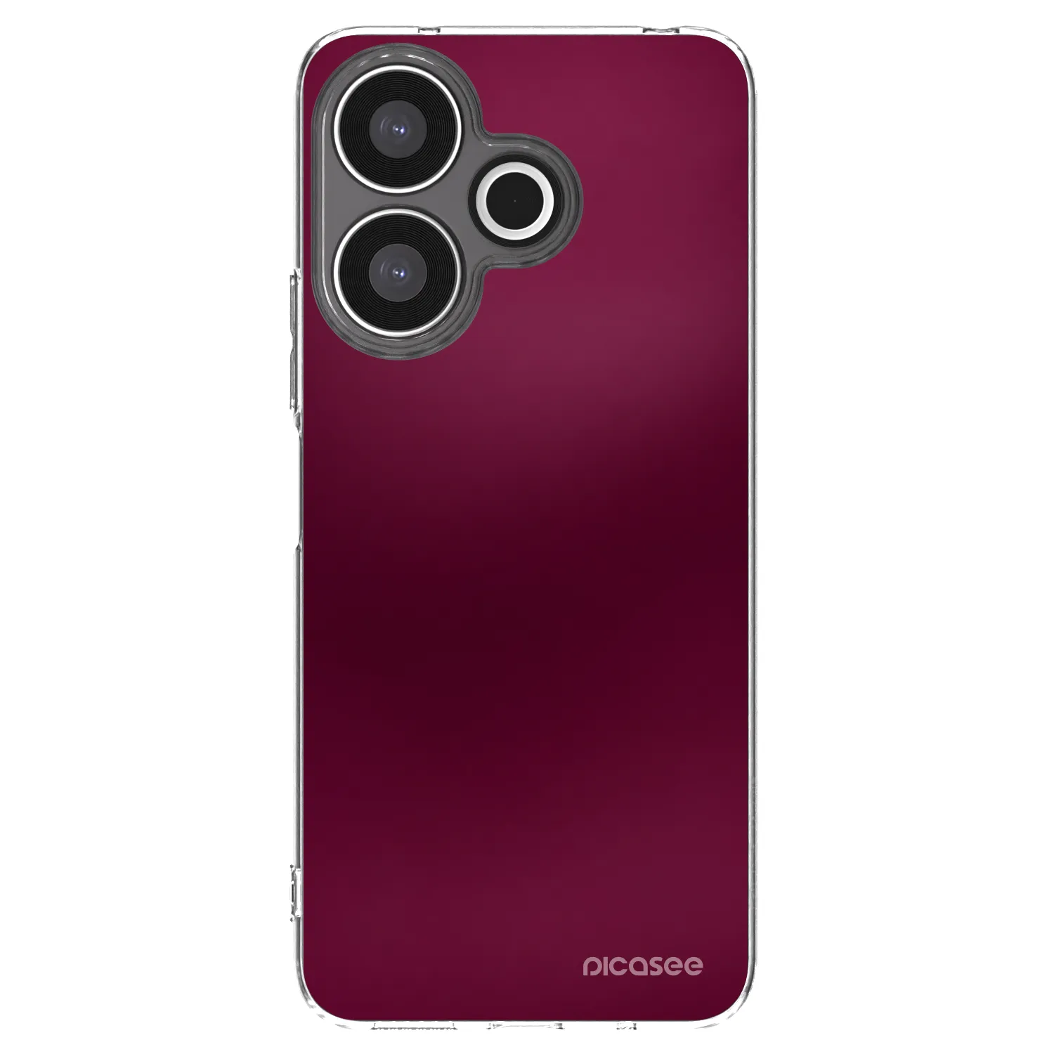 Picasee διαφανής θήκη σιλικόνης Xiaomi Redmi 13 4G - Velvet Bordeaux