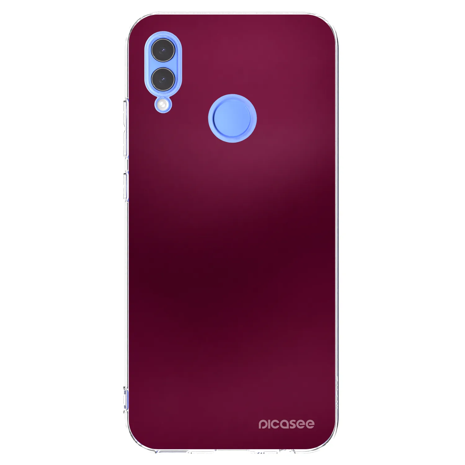 Picasee διαφανής θήκη σιλικόνης Huawei P Smart 2019 - Velvet Bordeaux