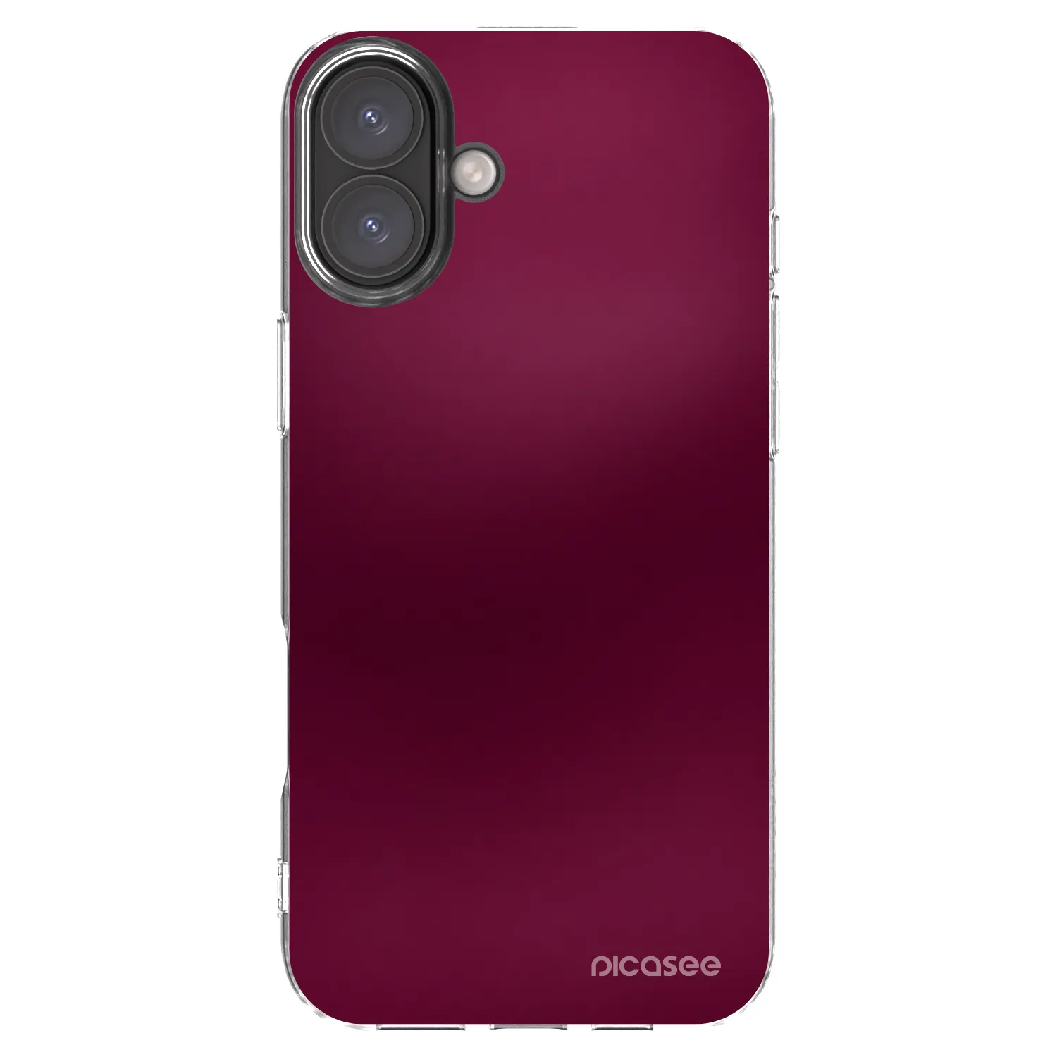 Picasee διαφανής θήκη σιλικόνης Apple iPhone 16 Plus - Velvet Bordeaux