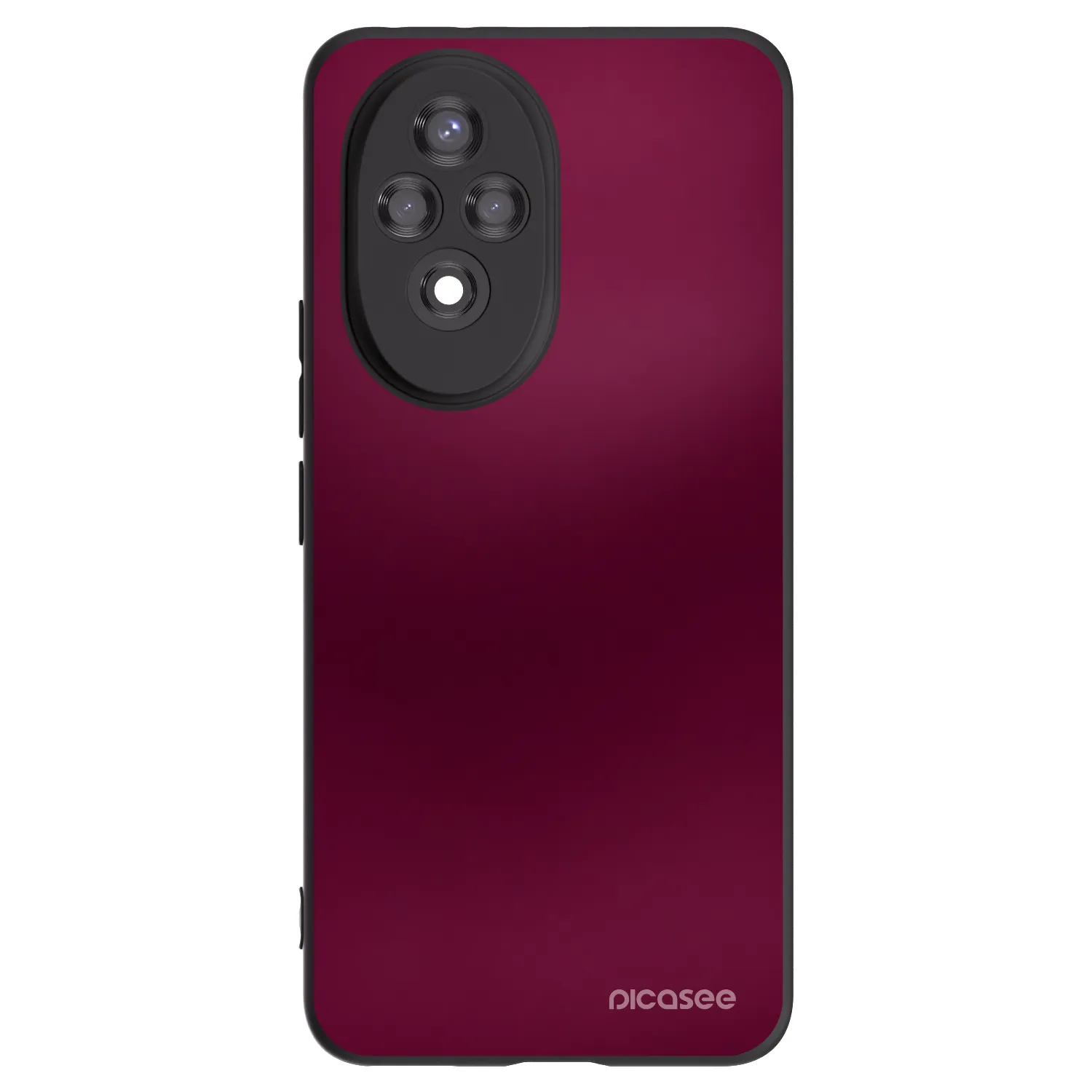 Picasee Μαύρη θήκη σιλικόνης για Honor 200 5G - Velvet Bordeaux