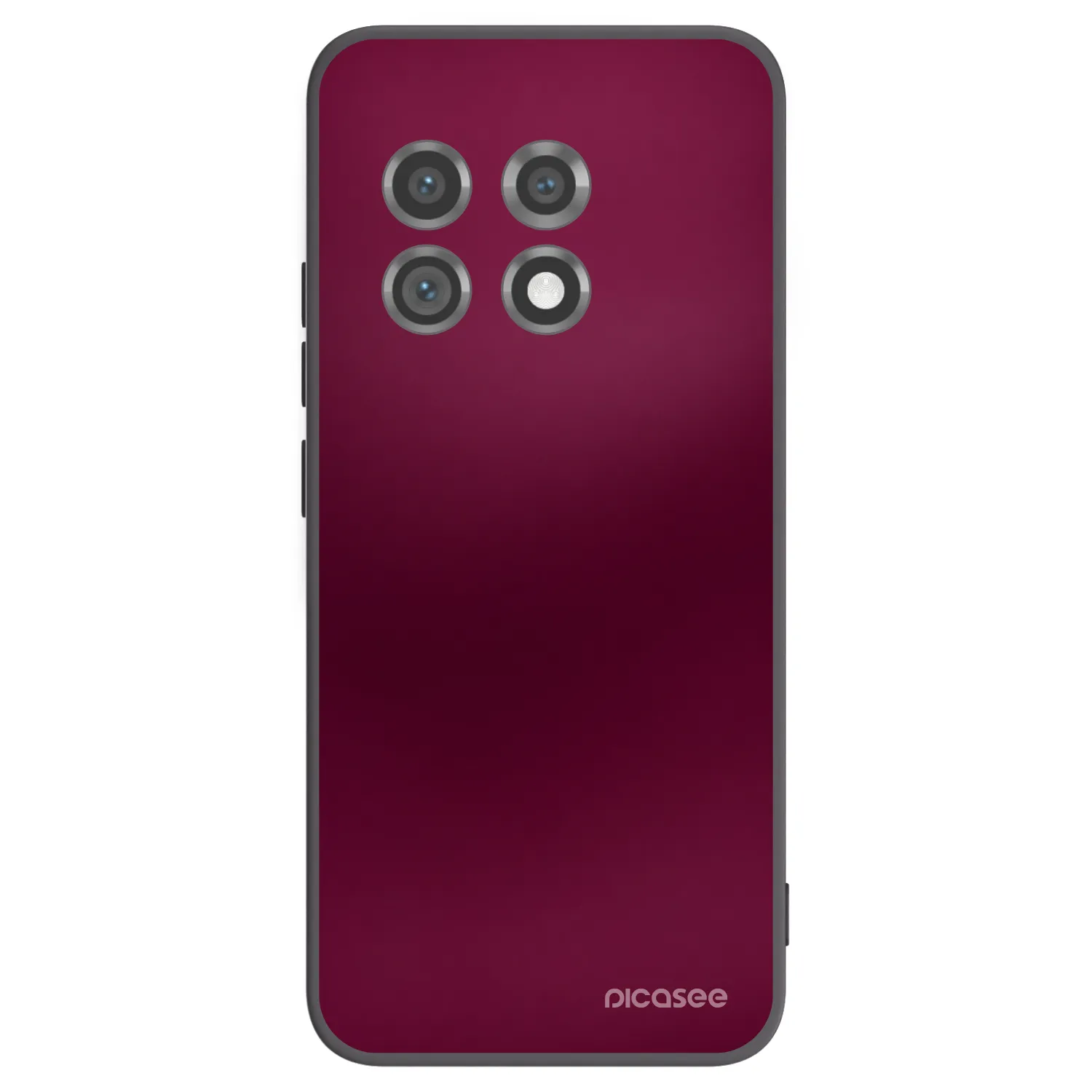 Picasee Μαύρη θήκη σιλικόνης για OnePlus 11 5G - Velvet Bordeaux