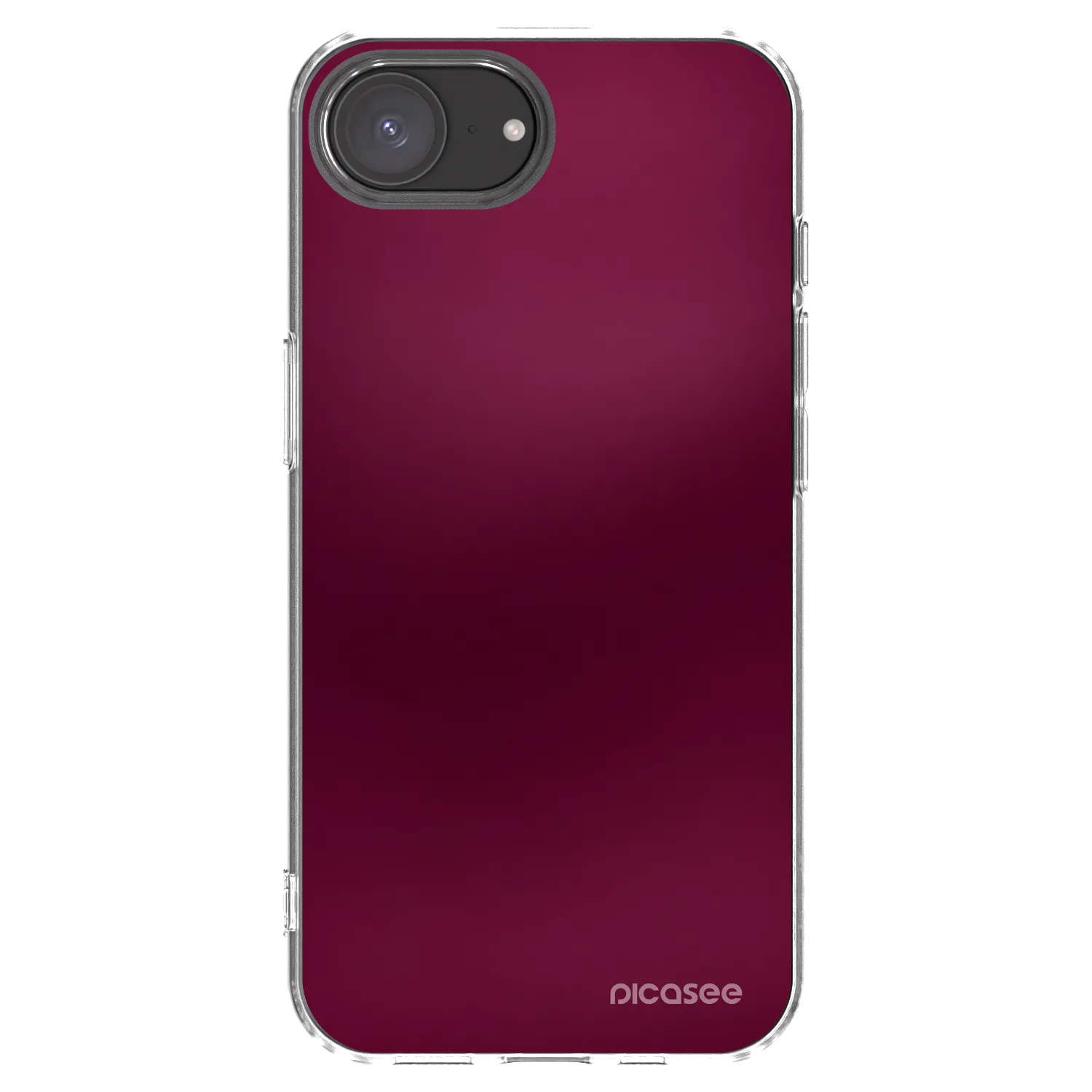 Picasee διαφανής θήκη σιλικόνης Apple iPhone 16e - Velvet Bordeaux