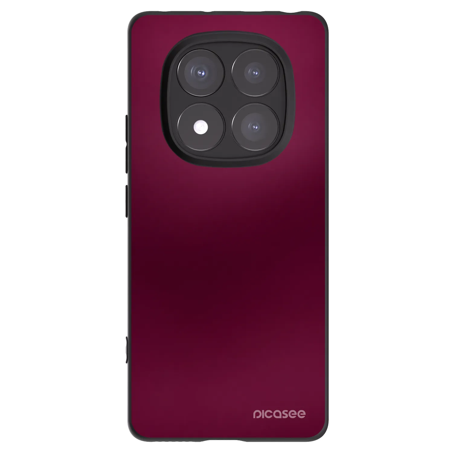 Picasee Μαύρη θήκη σιλικόνης για Xiaomi Redmi Note 14 Pro+ 5G - Velvet Bordeaux