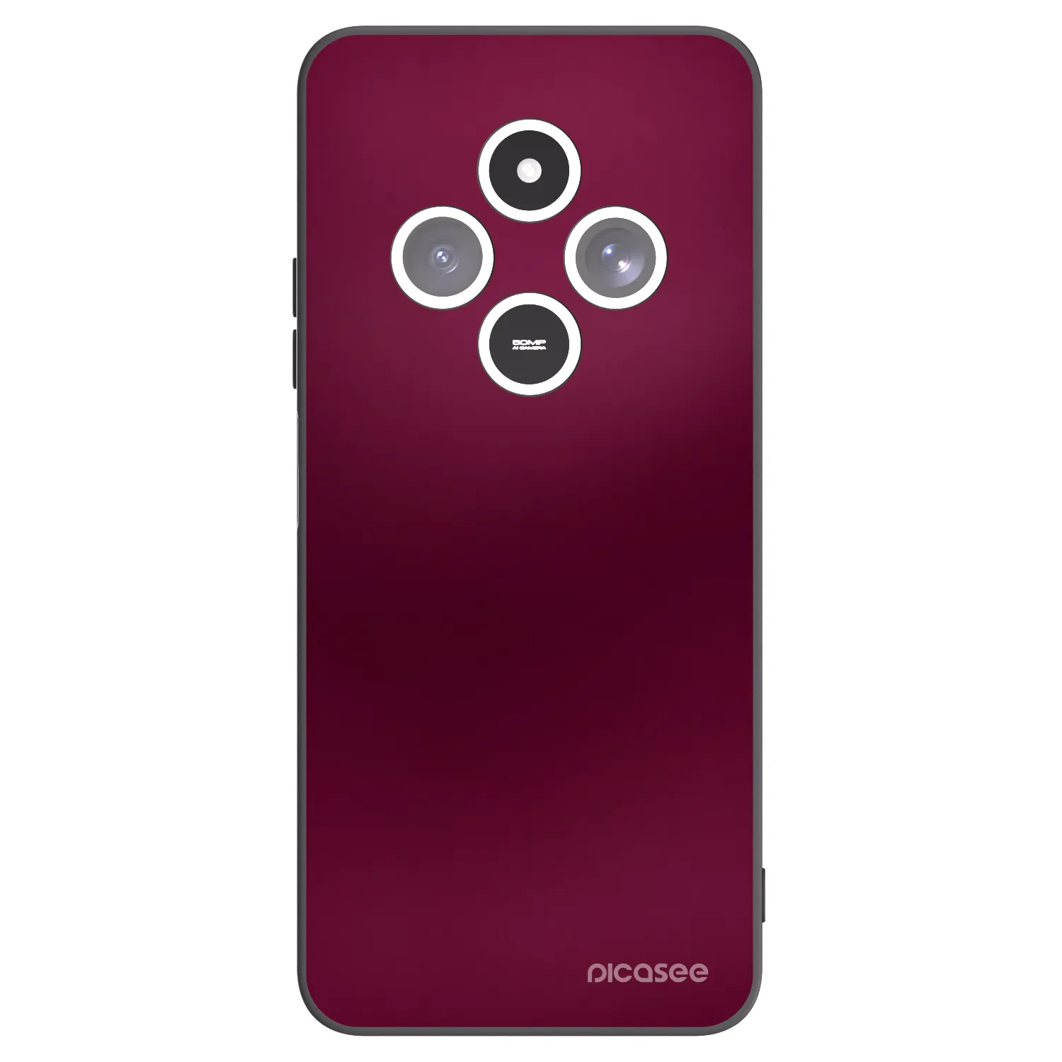 Picasee Μαύρη θήκη σιλικόνης για Xiaomi Redmi 14C - Velvet Bordeaux