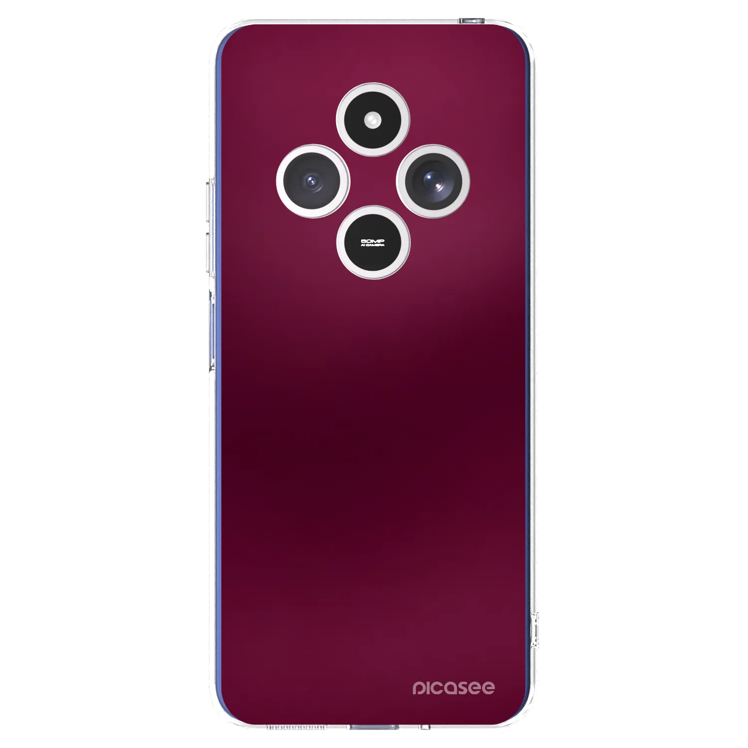 Picasee διαφανής θήκη σιλικόνης Xiaomi Redmi 14C - Velvet Bordeaux