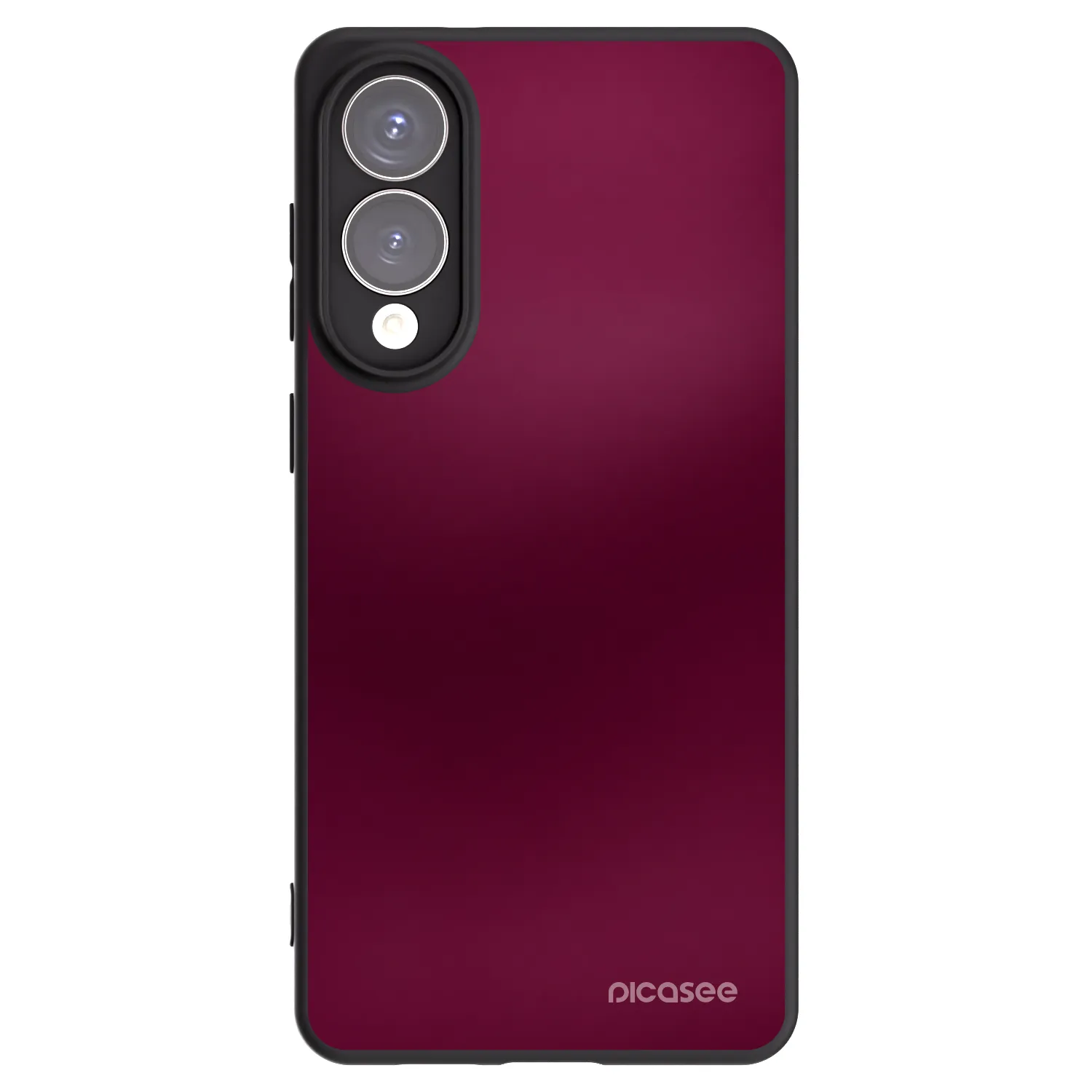 Picasee Μαύρη θήκη σιλικόνης για Samsung Galaxy S25 Edge 5G - Velvet Bordeaux